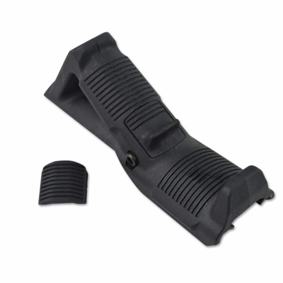 Angled Fore Grip, standardowy uchwyt przedni Airsoft, kątowy ergonomiczny uchwyt, nylonowy AFG1 trójkątny uchwyt z przodu do szyny tkackiej 20 mm, czarny