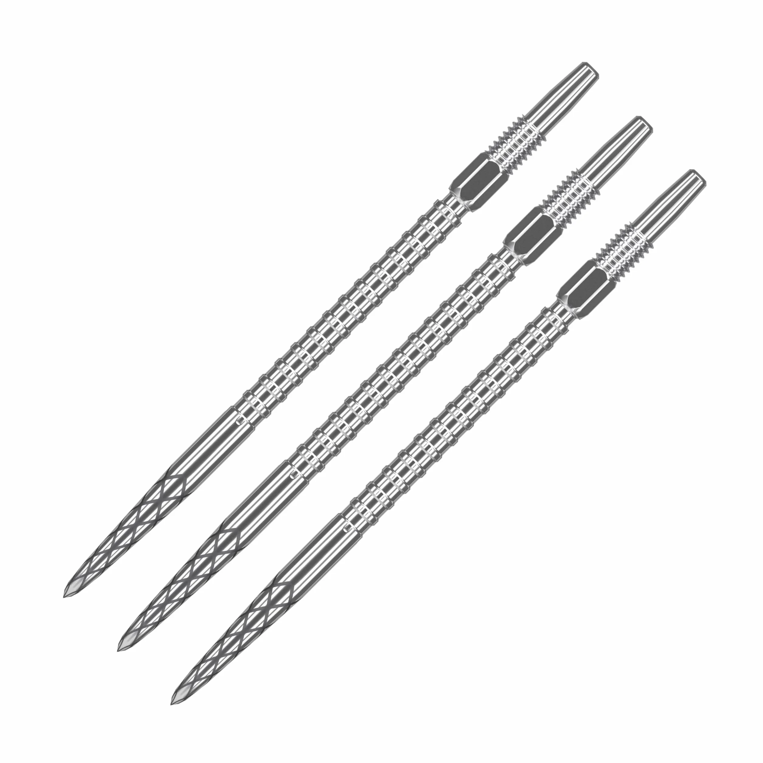 Target Darts Swiss Point DS Dart Points (3-pak zestaw końcówek) 35 mm, srebrne – Change Dart Swiss Point, profesjonalne akcesoria do rzutek, usuwanie końcówek SP