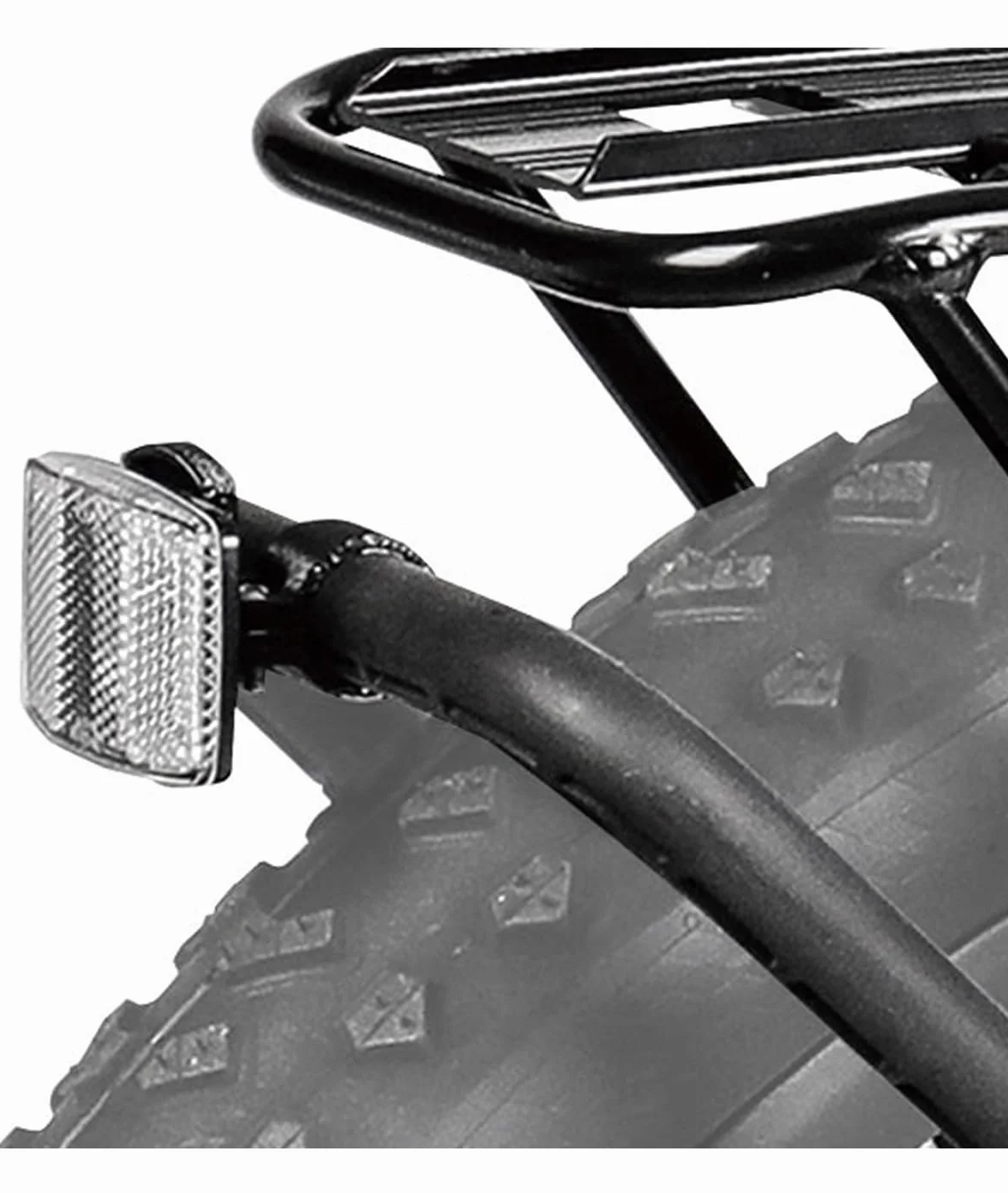 Topeak Unisex - Tetrarack M1 bagażnik dla dorosłych, czarny, 37,4 cm