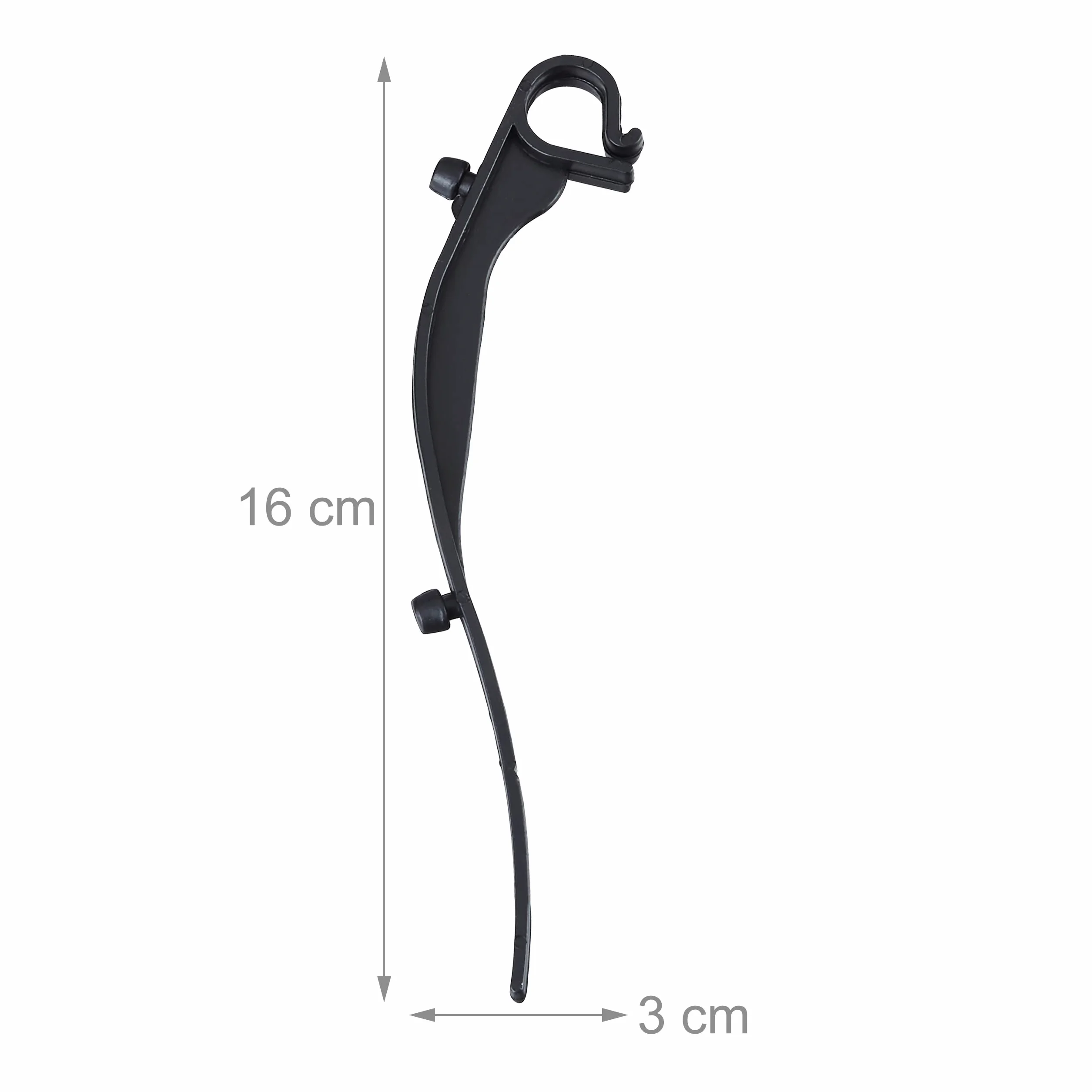 Relaxdays Siatka na liście do rynien deszczowych 6 m, 15 cm, czarna