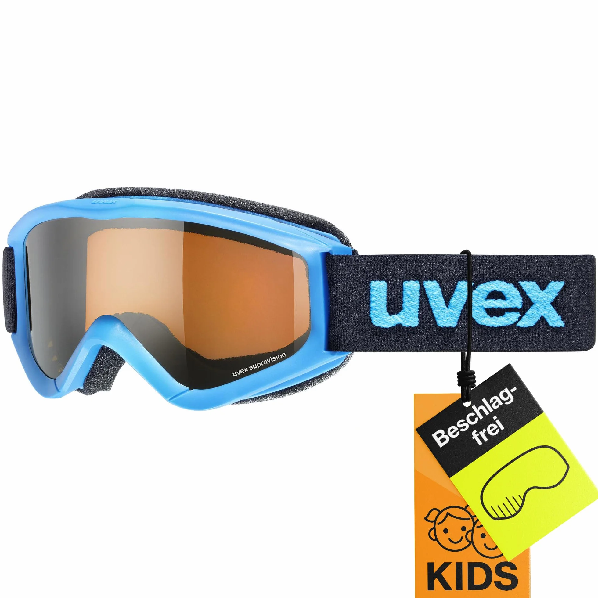 uvex speedy pro gogle narciarskie dla dzieci wzmacniające kontrast nieparujące blue/lasergold