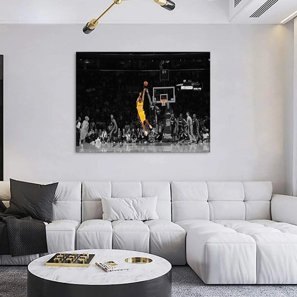 Kobe Bryant plakat Los Angeles Lakers płótno 60x90cm dekoracje ścienne