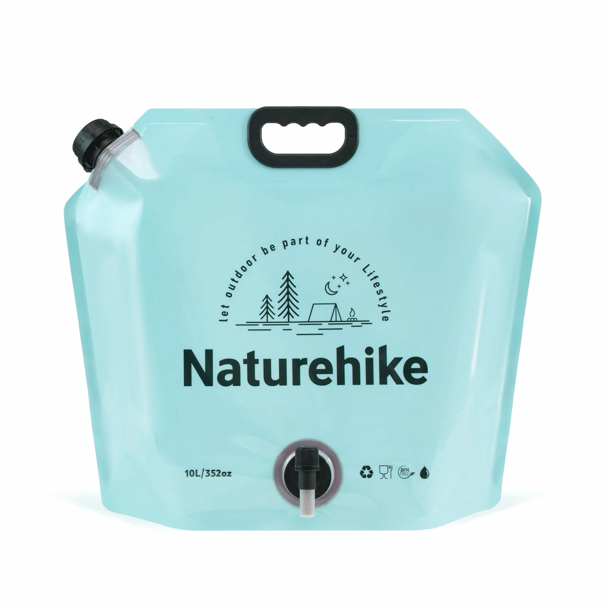 Naturehike Składany worek na wodę 10 l na kemping grill wędrówki