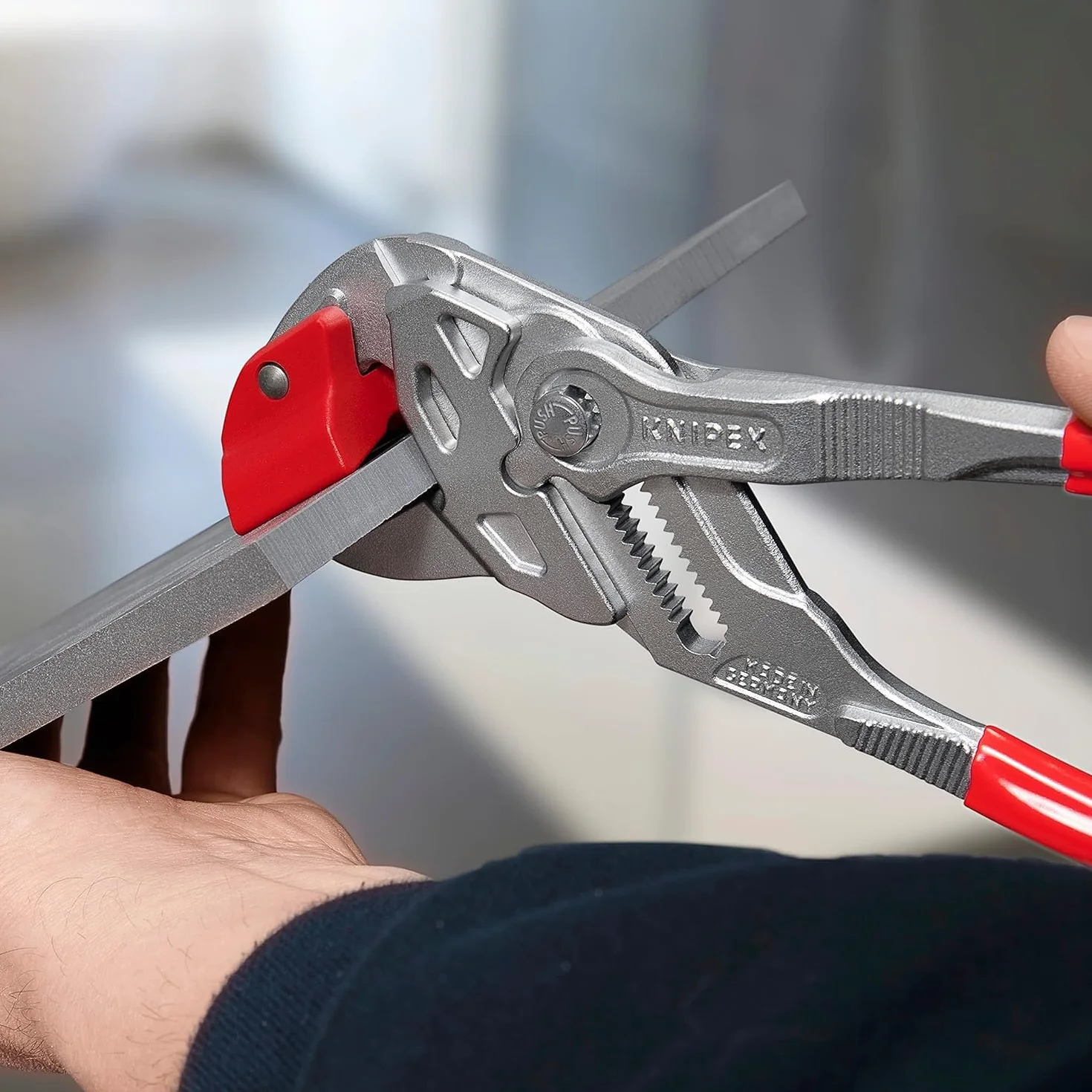KNIPEX Obcęgi do łamania glazury chromowane 250 mm 91 13 250