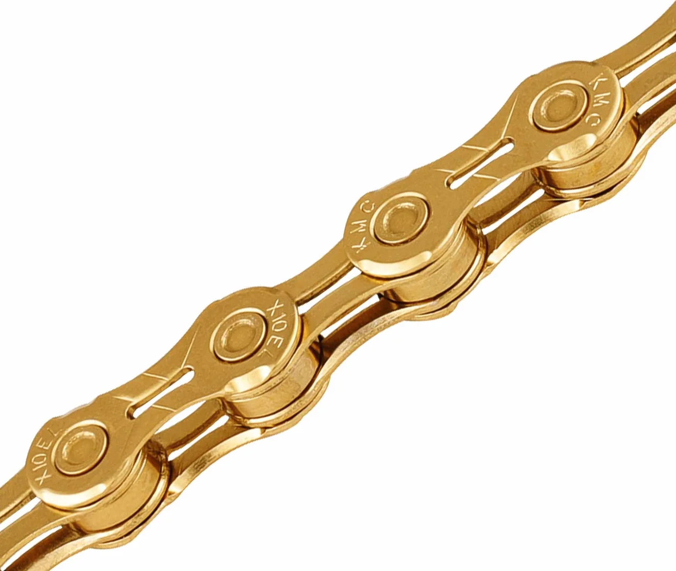 Kmc X10El BX10ELT14 Łańcuch, Złoty, 1/2" x 11/128"