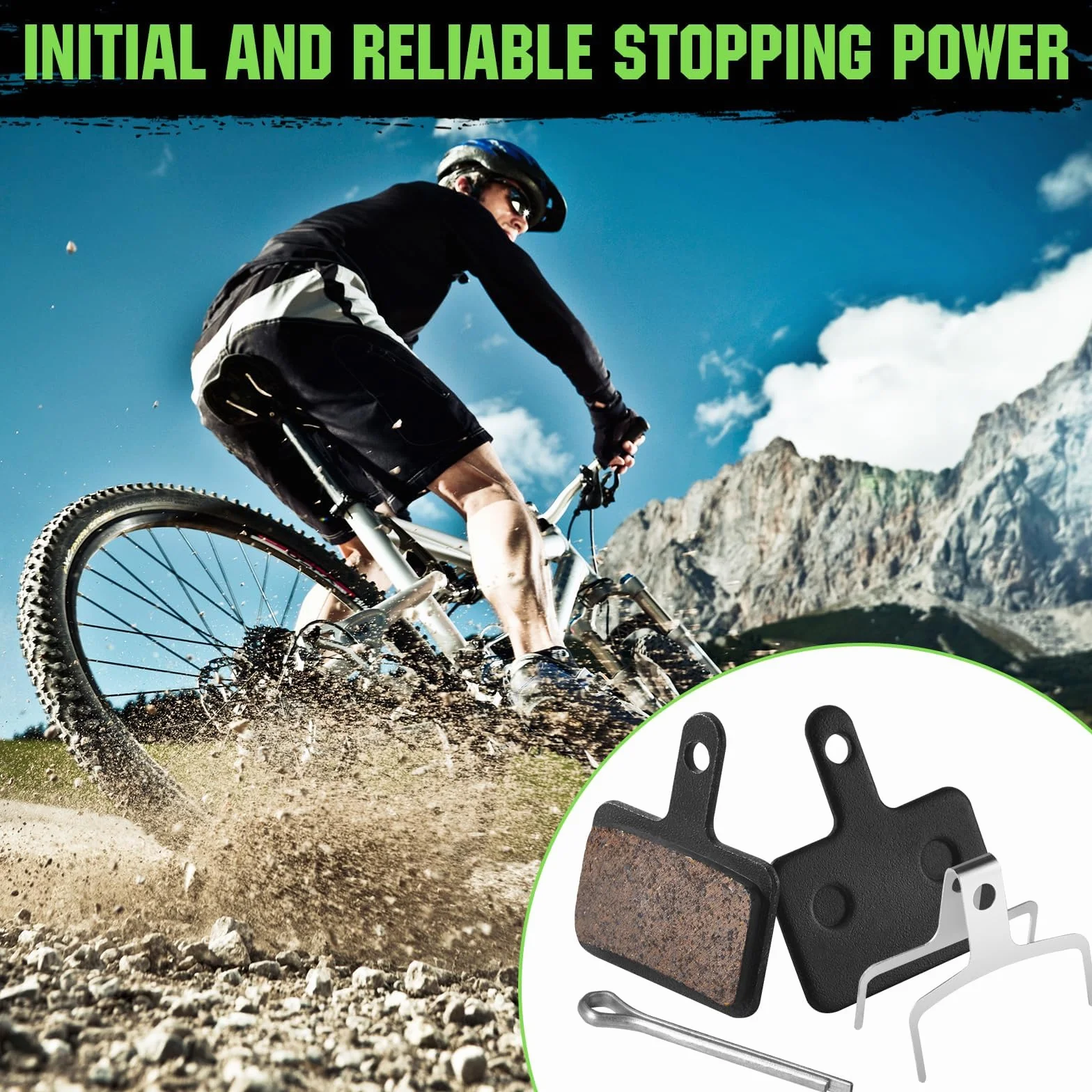 Zacro ceramiczne klocki hamulcowe rowerowe do tarczowych pasują do Shimano Tektro TRP