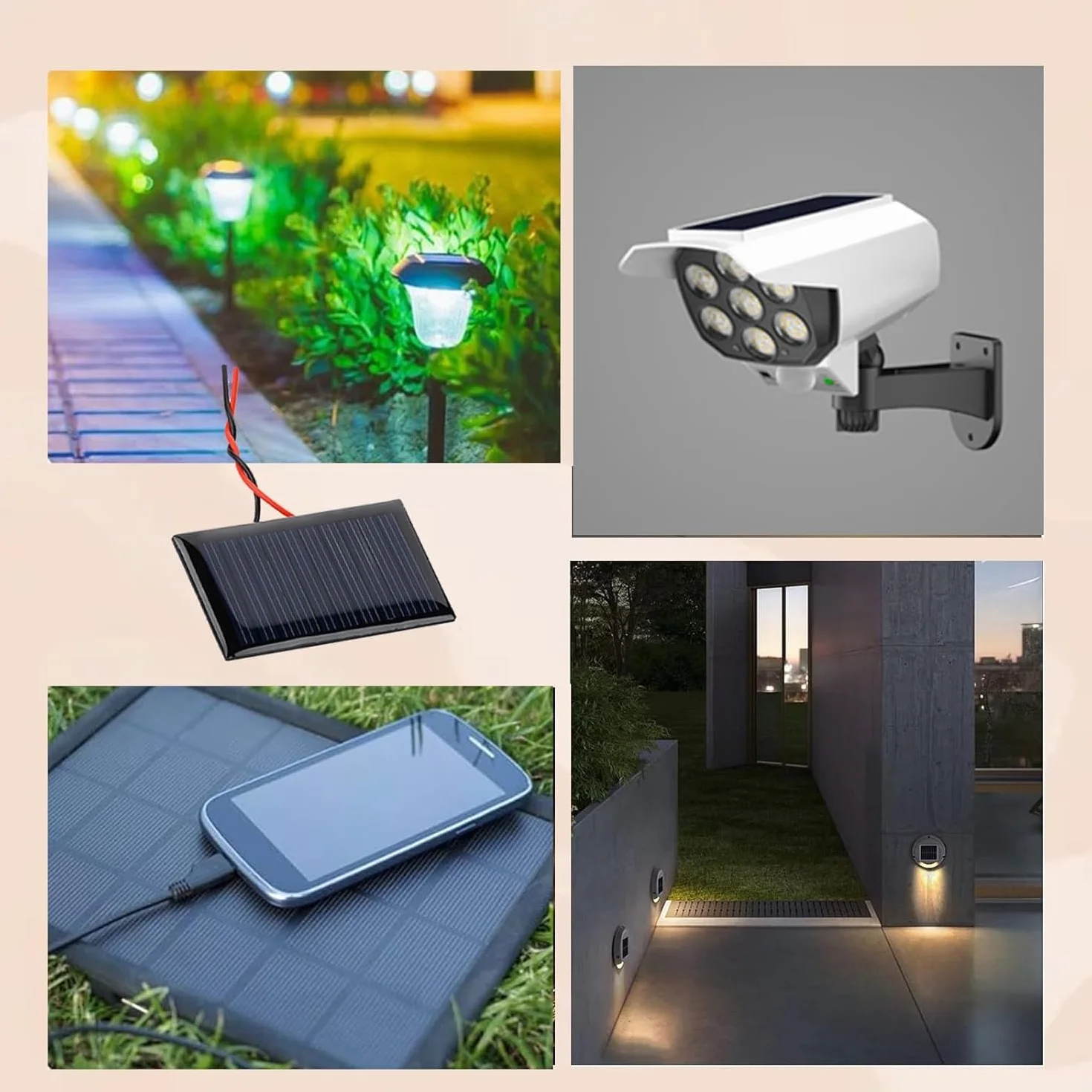 6 sztuk 62 x 36 mm Micro Mini Panele Słoneczne, 3V 0,27W 90mA Przenośny Polikrystaliczny krzem Panel Słoneczny, Panel fotowoltaiczny do domu DIY Projekty naukowe Ładowarka