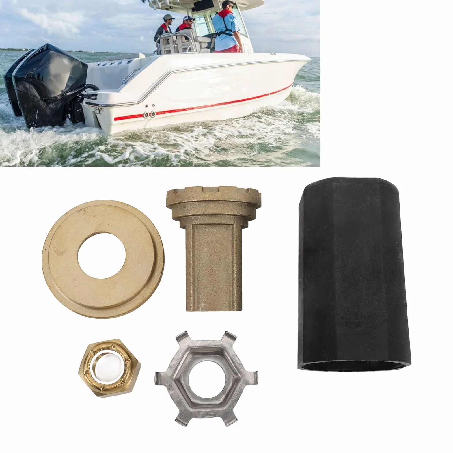 Zestaw Koncentratora śmigła, 835257K1 Nutę śmigła dla Mercruiser Alpha Bravo One Sterndrives