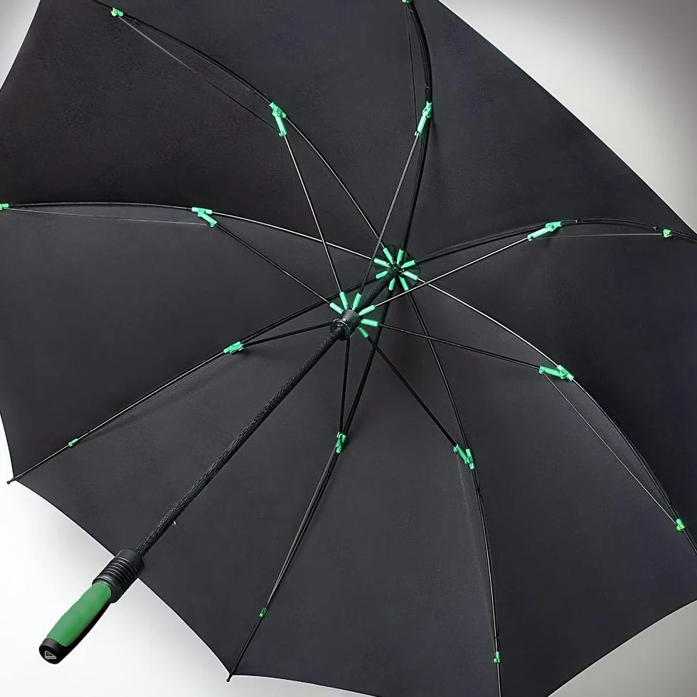 Fulton Cyclone Performance parasol golfowy, czarny, duży baldachim