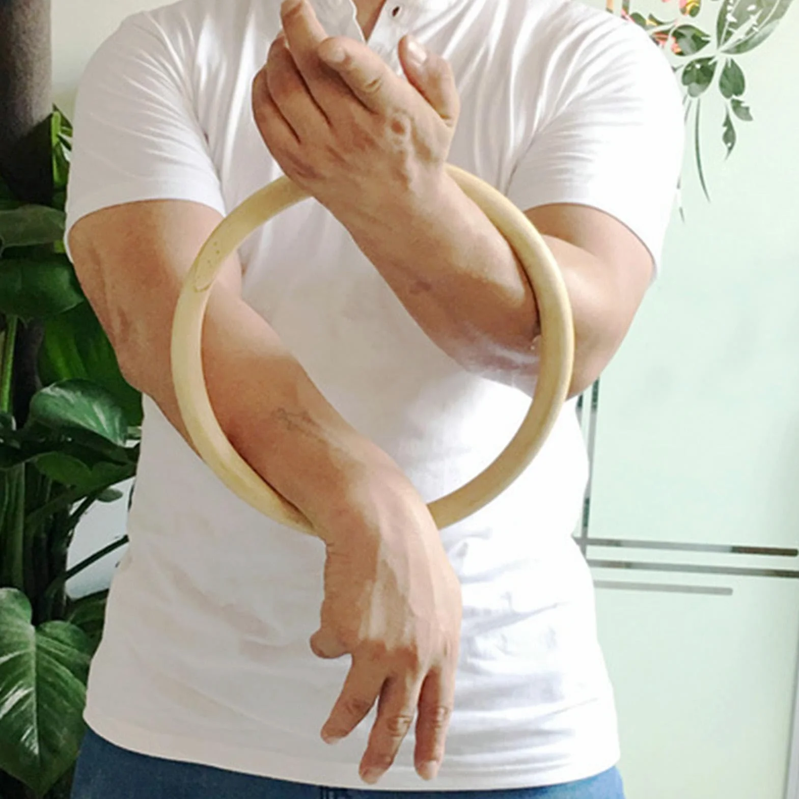 Pierścień treningowy Rattan, Wing Chun dla pisarza, przenośny kompaktowy sprzęt do ćwiczeń i sprzęt treningowy Kung Fu dla kobiet i mężczyzn
