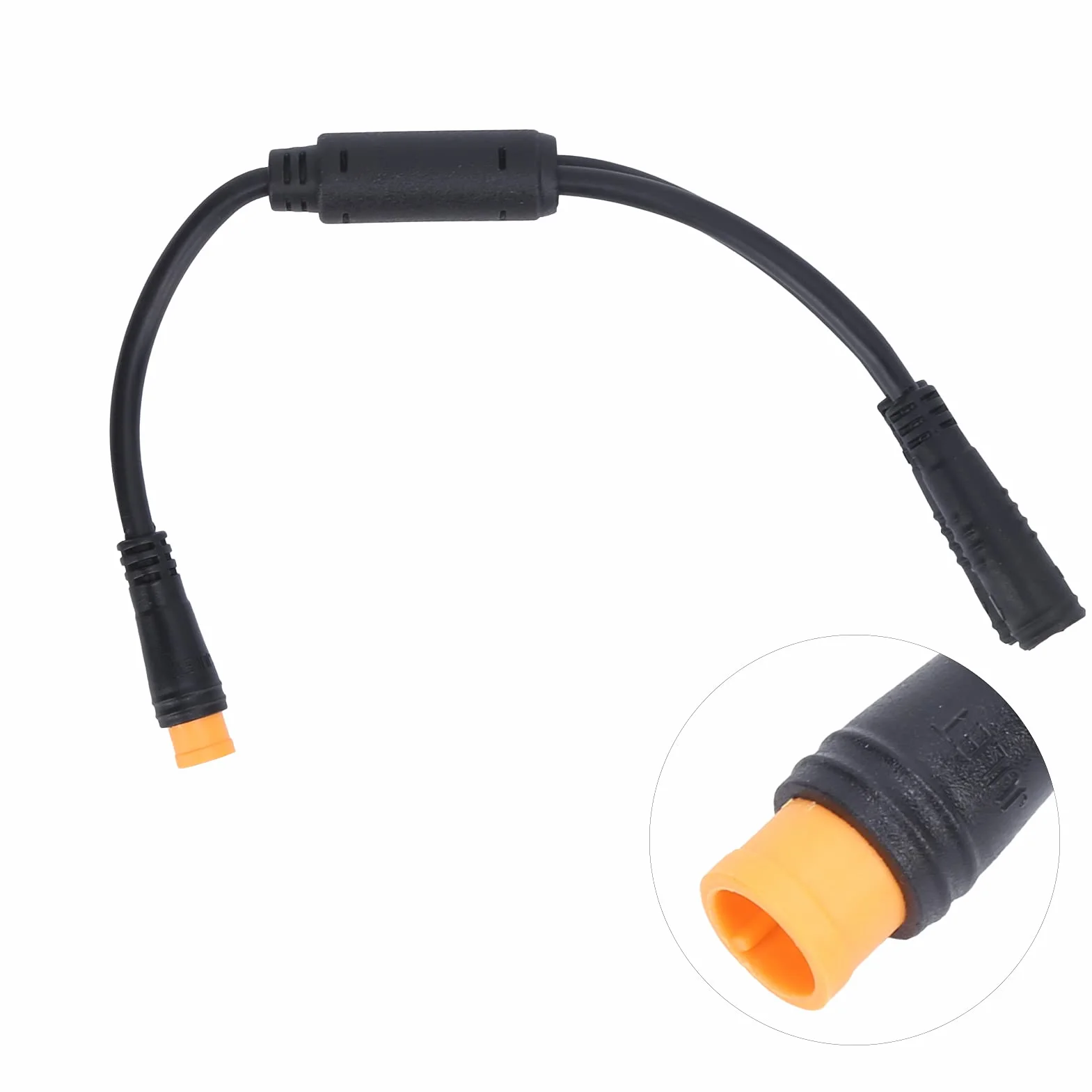 Kabel do Roweru Elektrycznego Wodoodporny Rozdzielacz Y Kabel 1 do 2 ze Złączem 3 Pinowym do Hamulca Czujnika Zmiany Biegów BBS01/BBS02/BBSHD