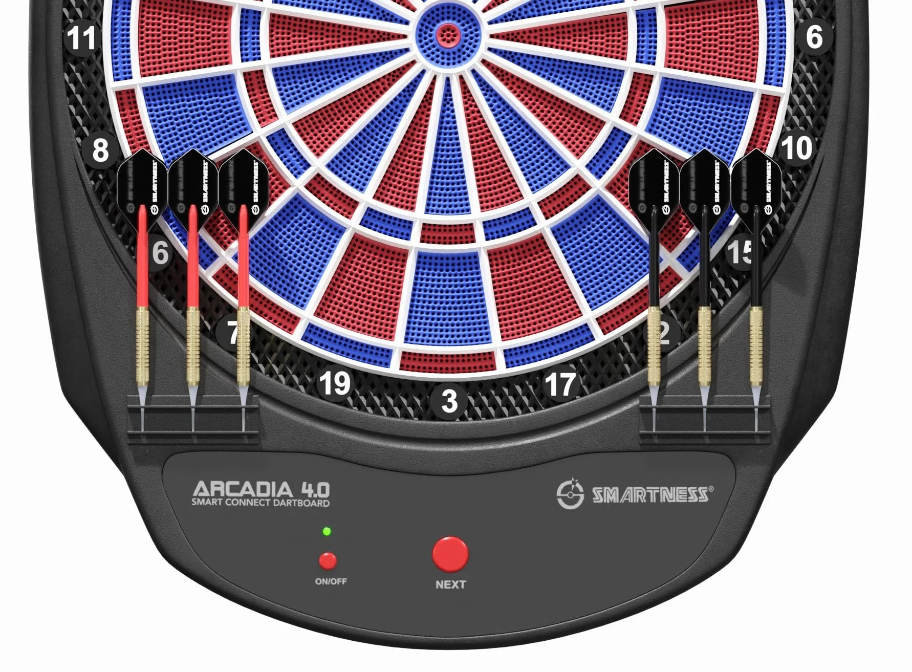 Smartness Arcadia 4.0 elektroniczna tarcza do darta Arcadia 4.0, odstęp 2 otworów