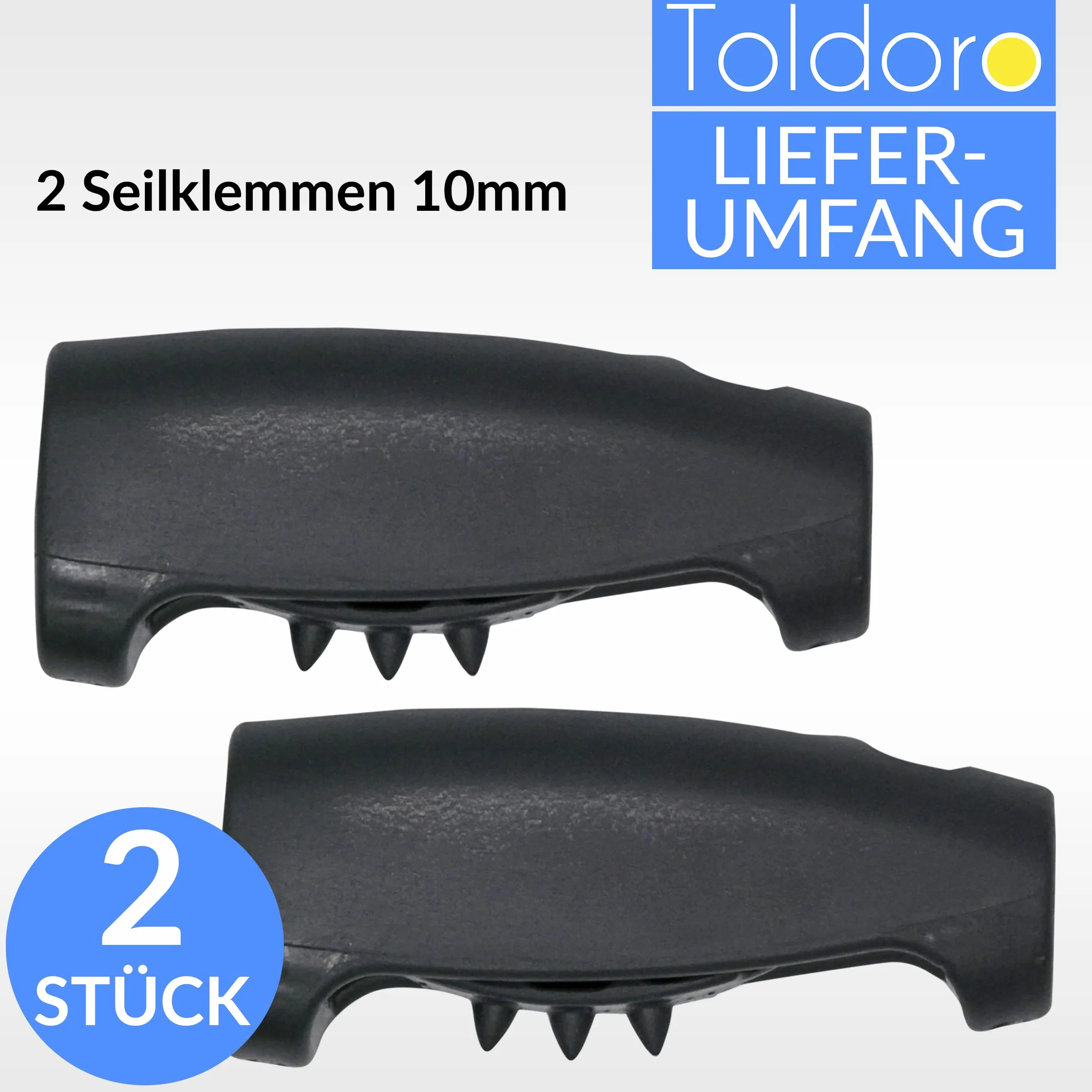 Zacisk linowy 2 sztuki 10mm Super Sharky Akcesoria do markiz i żagli
