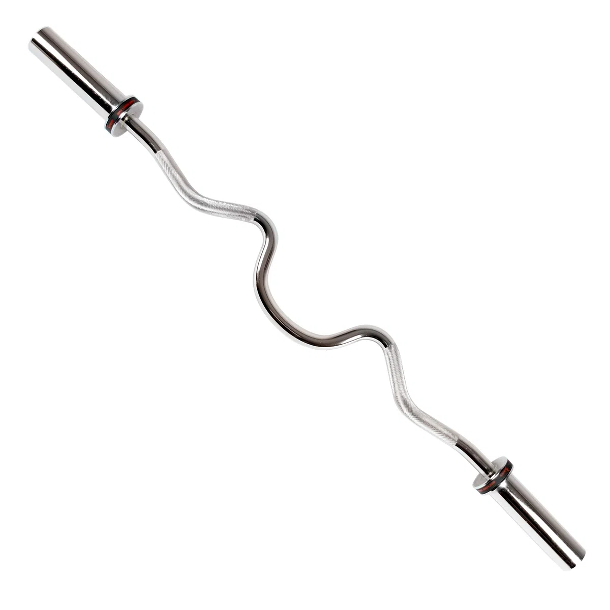 Sunny Health & Fitness 122 cm Olympic Super Curl Bar z pierścieniami - OB-48