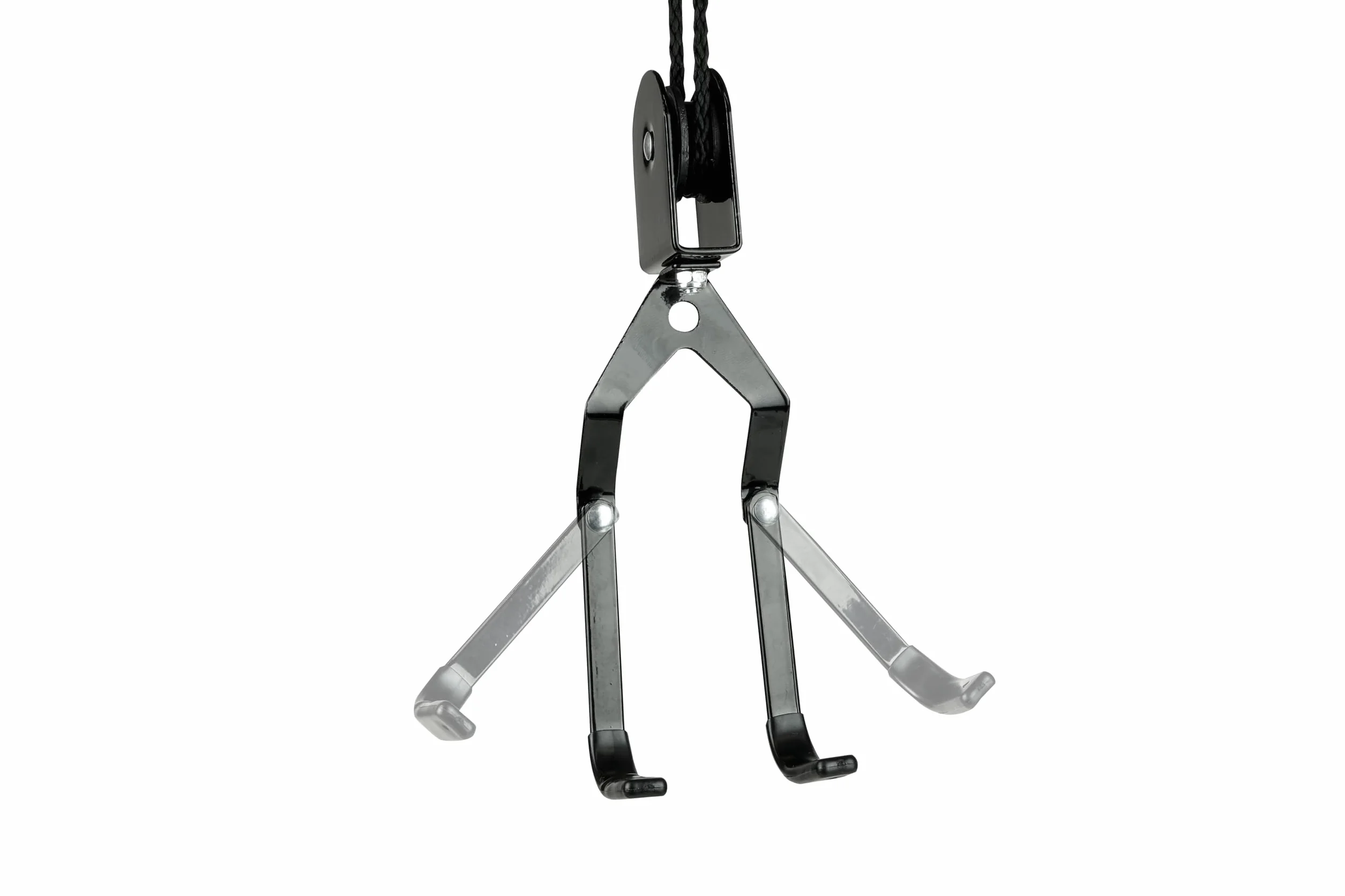 EUFAB 16411 Podnośnik sufitowy do roweru, czarny