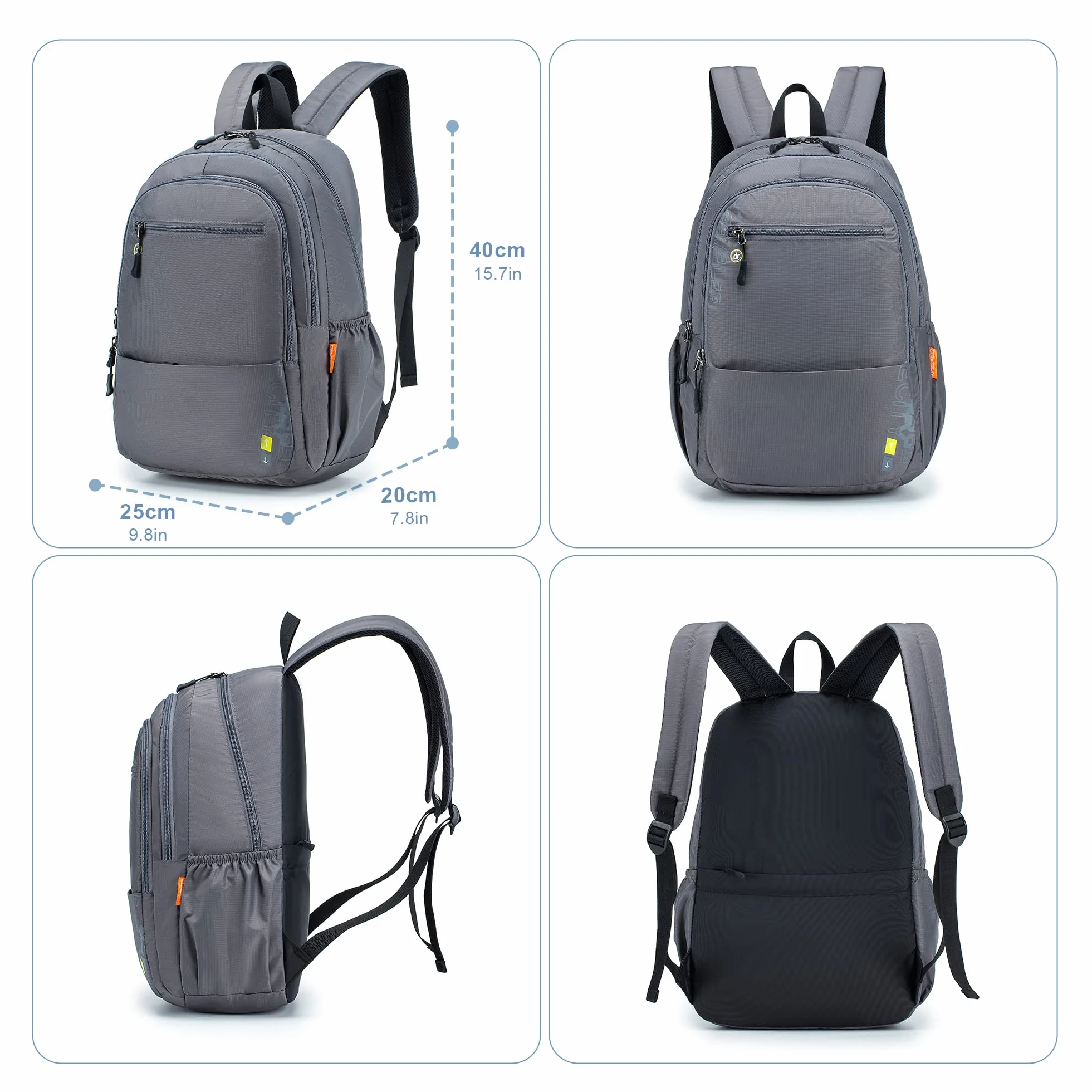 SPAHER Ryanair Torba kabinowa 40x20x25 Plecak turystyczny Plecak szkolny Torba podróżna Torba alpinistyczna Outdoor Sport Trekking Plecak kempingowy Plecak na co dzień Mały dla wszystkich osób