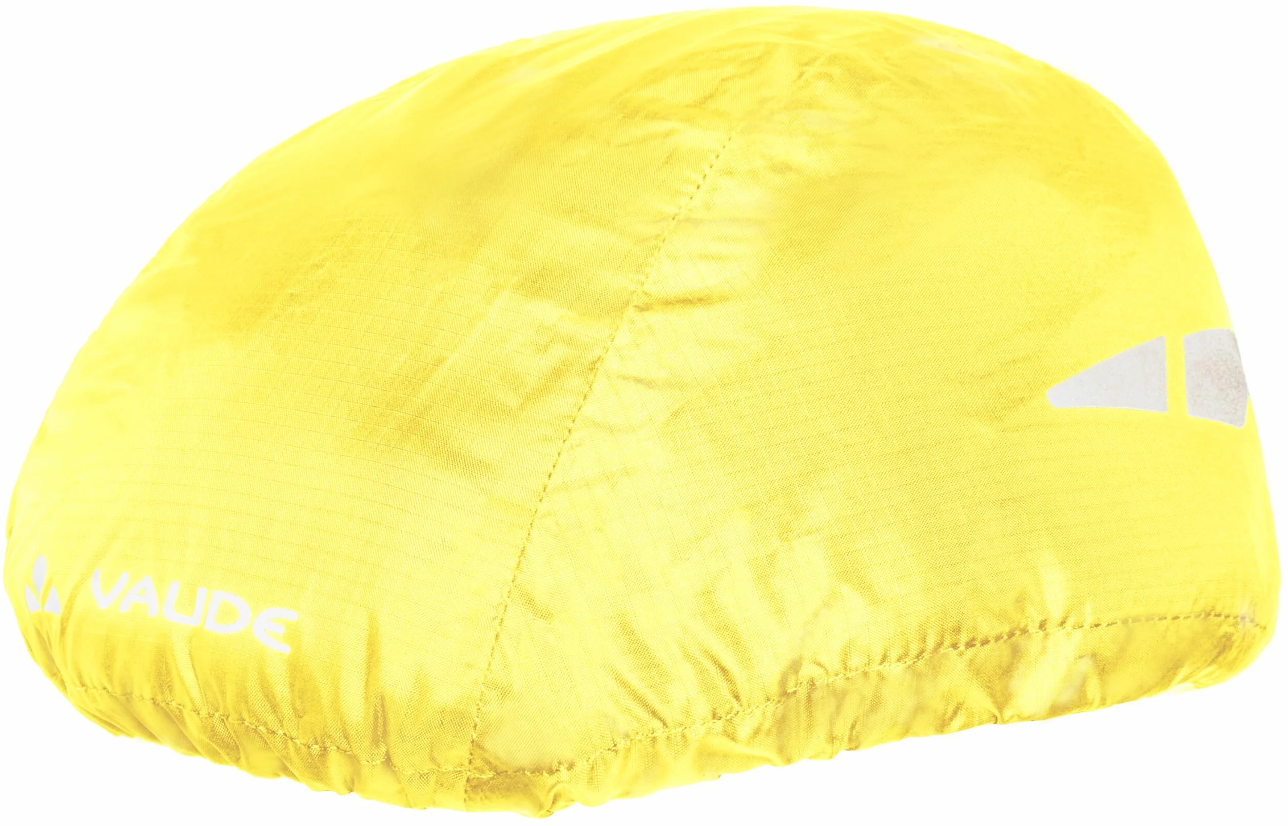 VAUDE Osłona na kask rowerowy w kolorze żółtym – pokrowiec na kask rowerowy, wodoszczelny, wiatroszczelny i oddychający, odblaskowy, przyjazny dla środowiska, odporny na działanie wody, z ekologicznym