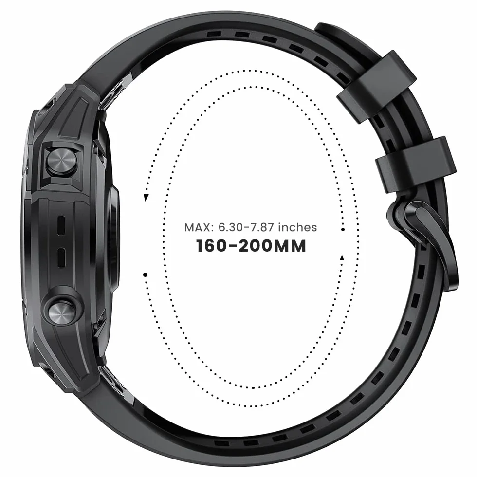 NotoCity Bransoletka do Fenix 7S 20 mm silikonowy pasek Fenix 5S 5S Plus 6S Pro Smartwatch Band