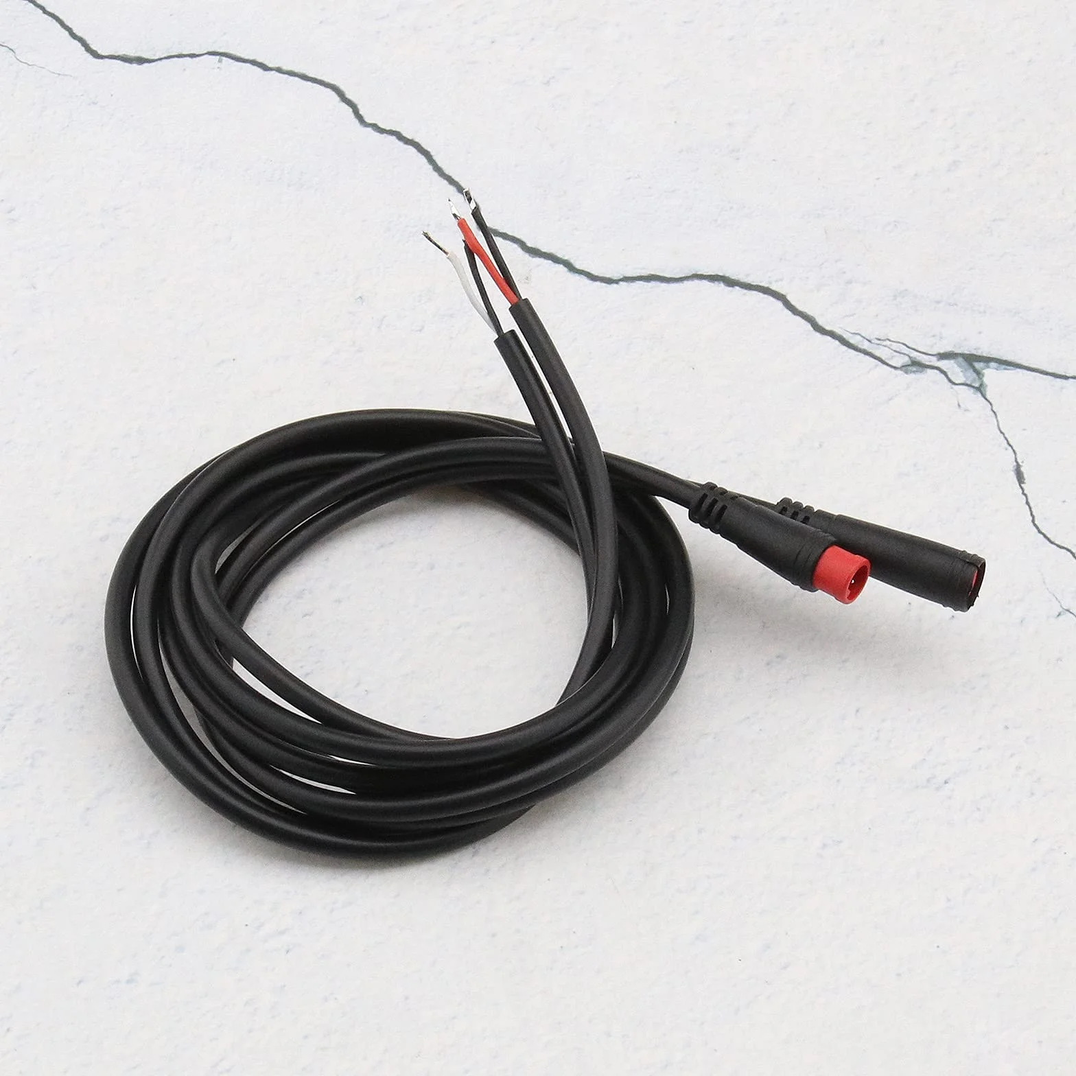 Wodoodporny kabel przedłużający IP65 M8 2-pinowy męski i żeński 24AWG