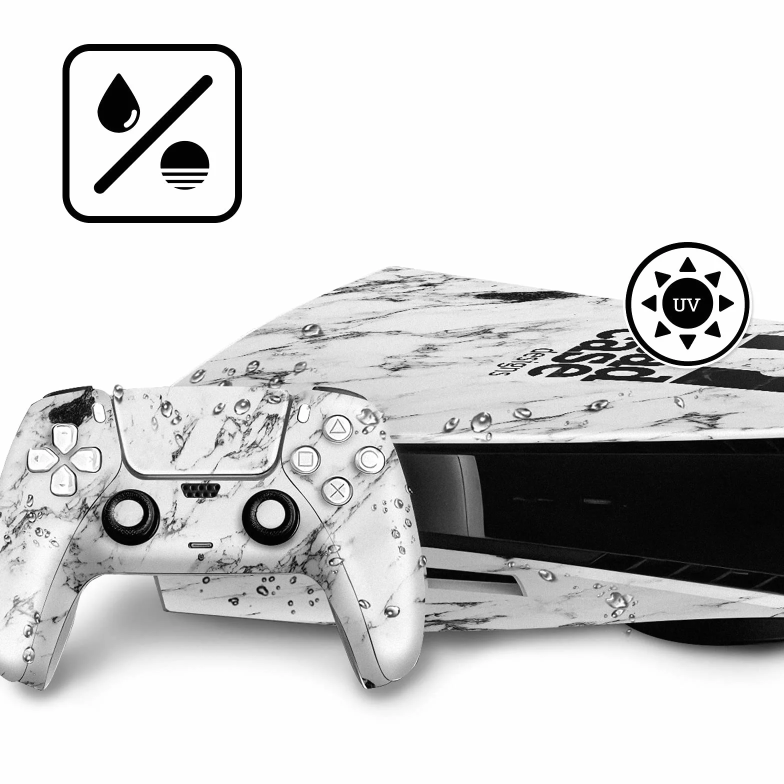 Head Case Designs Oficjalnie Licencjonowany AC Milan Czerwone i Czarne Sztuka Naklejka Winylu Skóry Naklejka Pokrywa Kompatybilny z Sony PlayStation 5 PS5 DualSense Controller