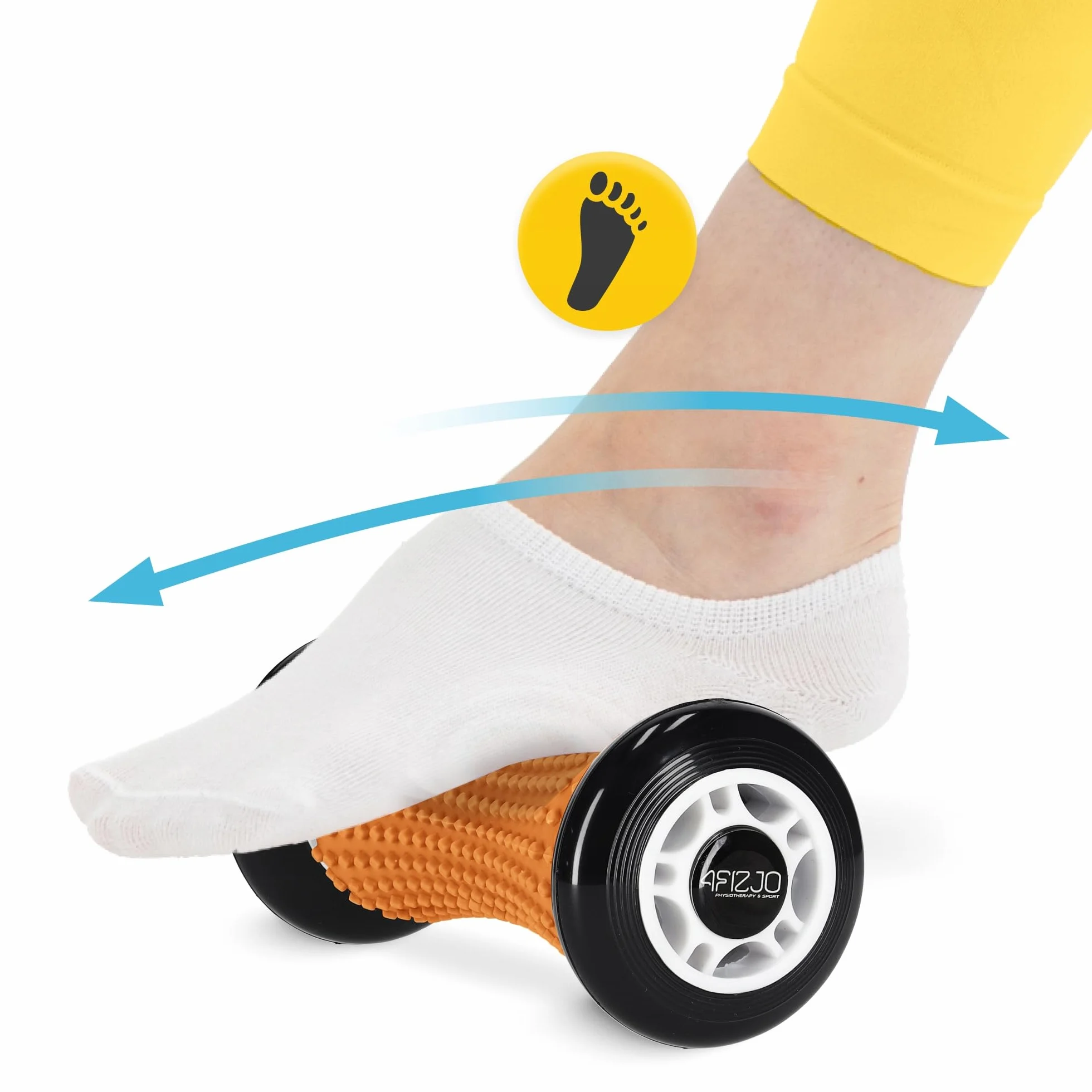 WAŁEK REHABILITACYJNY DO MASAŻU ROLLER Z WYPUSTKAMI KÓŁKA AUTOMASAŻ SPIKE