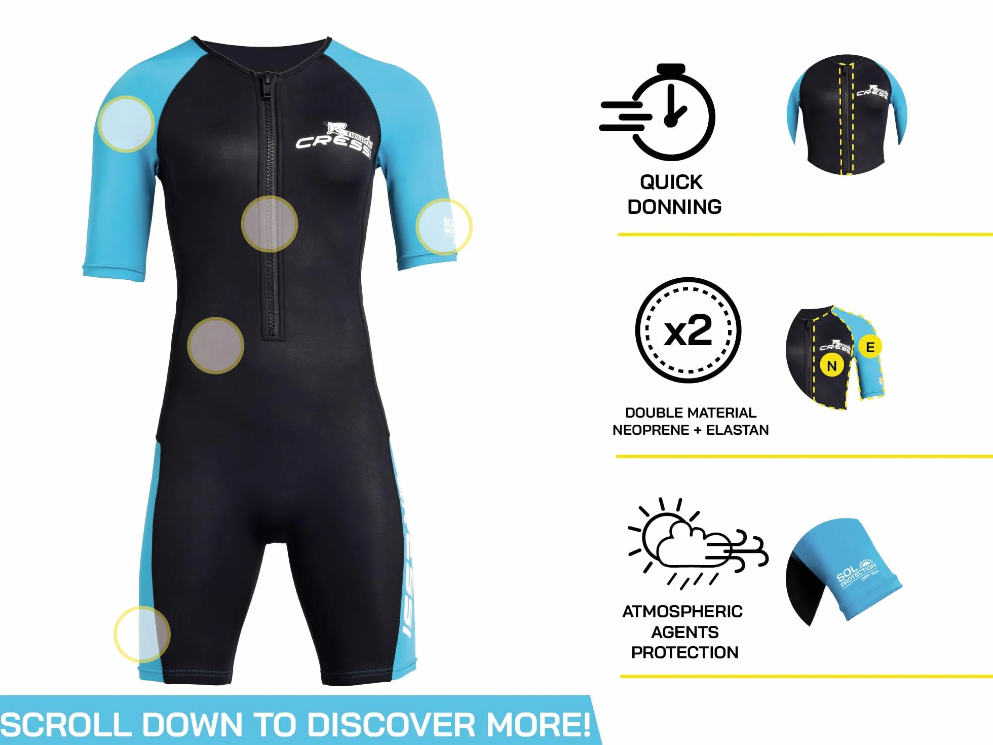 Cressi Tiburon Lady Monopiece Wetsuit 3mm