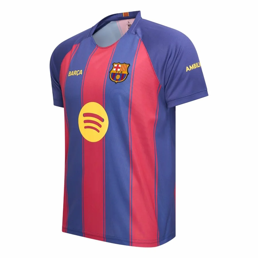 Koszulka domowa FC Barcelona dla dzieci - Rozmiary 116 do 164 - Sezon 2025/2026 - Koszulka Barca - Produkt oficjalny
