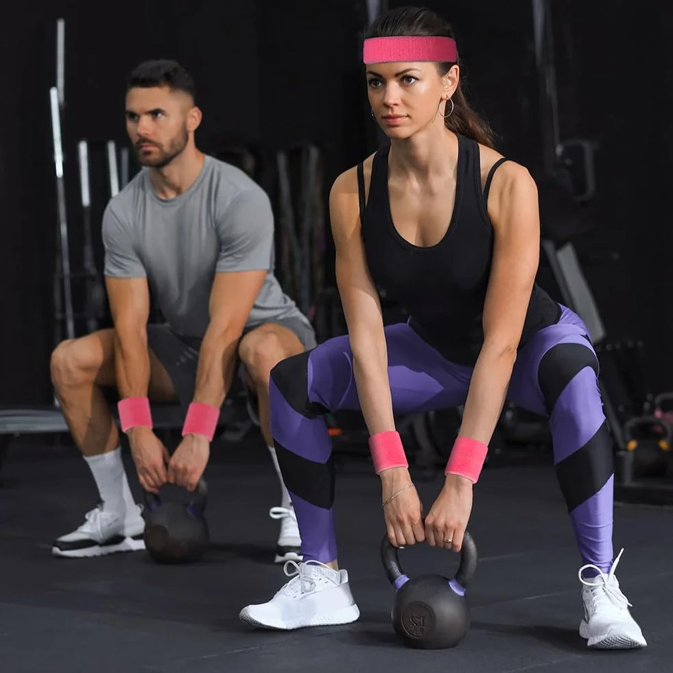 Flintronic Opaska na nadgarstek do uprawiania sportu, opaska na nadgarstek sportowa, opaska na nadgarstek Chłonne bluzy na siłownię/tenis/bieganie/koszykówkę