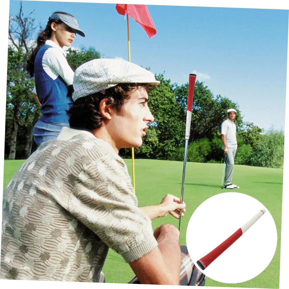 POPETPOP 1 Szt Uchwyt Na Kij Golfowy Uchwyty Na Kije Golfowe Uchwyt Na Rękę Do Golfa Uchwyt Do Ćwiczeń Golfowych