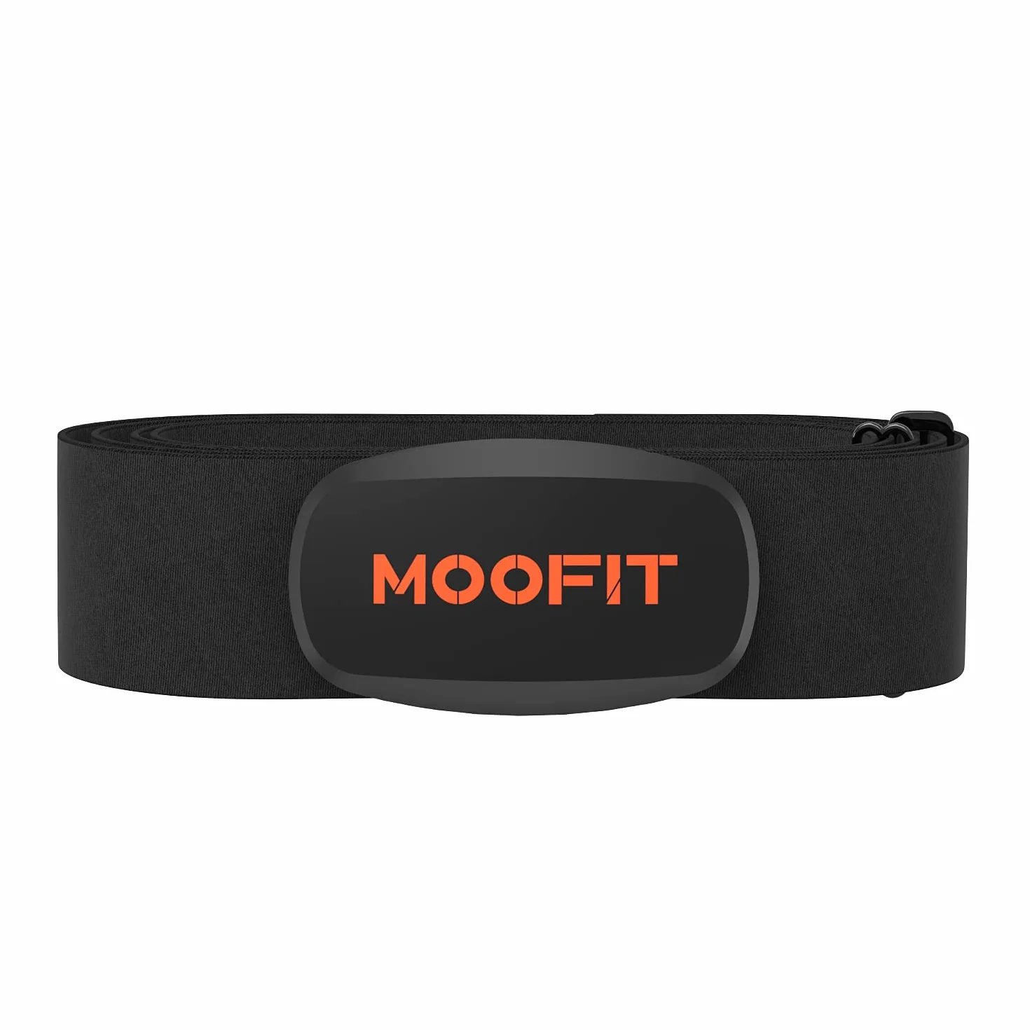 moofit ANT+ pulsometr, Bluetooth, HRM, pasek na klatkę piersiową, wodoodporny, kompatybilny z Zwift, Rouvy, Strava, DDP Yoga dla iOS, Android, bieżni..