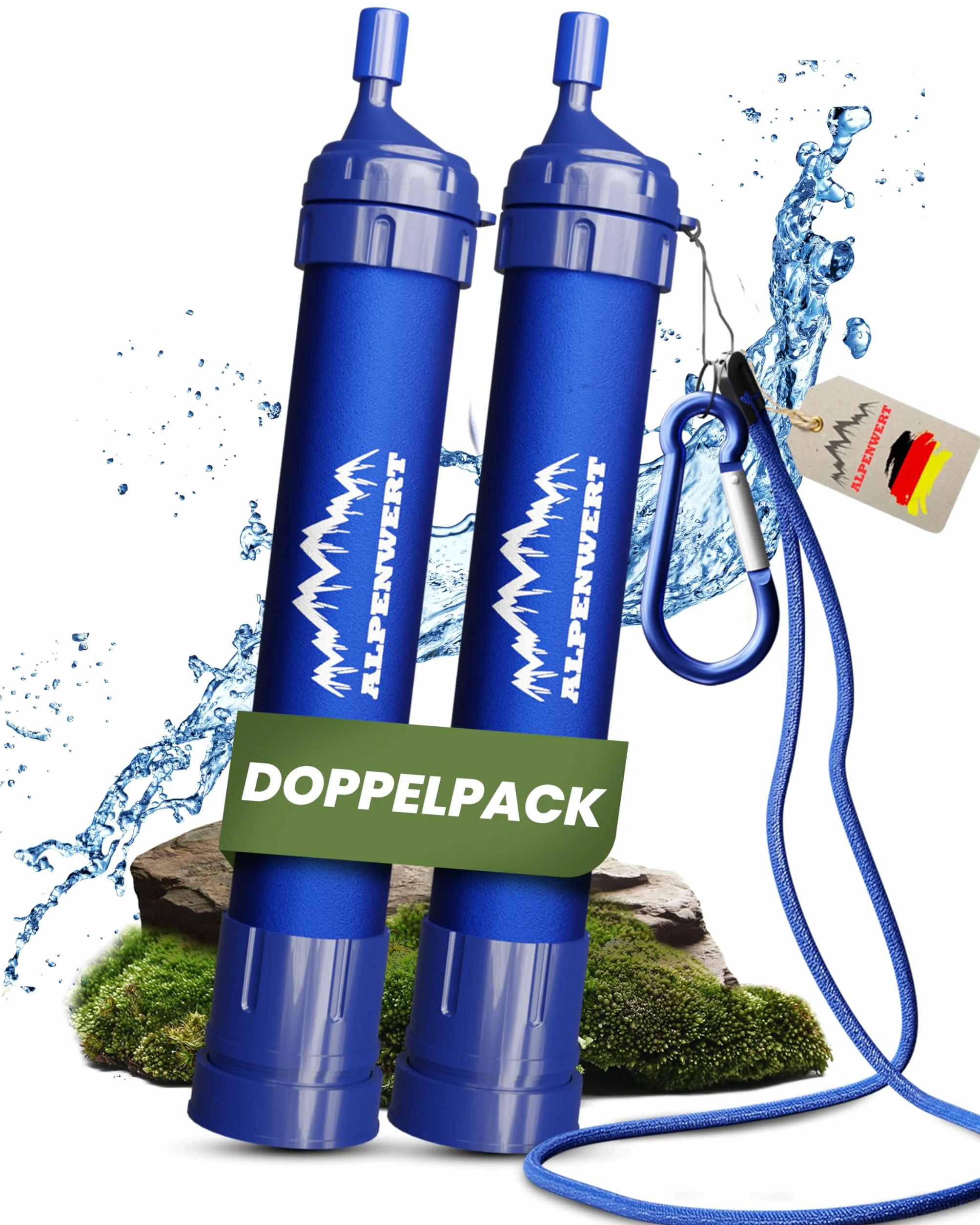 ALPENWERT Filtry do wody podwójny zestaw 4000 litrów