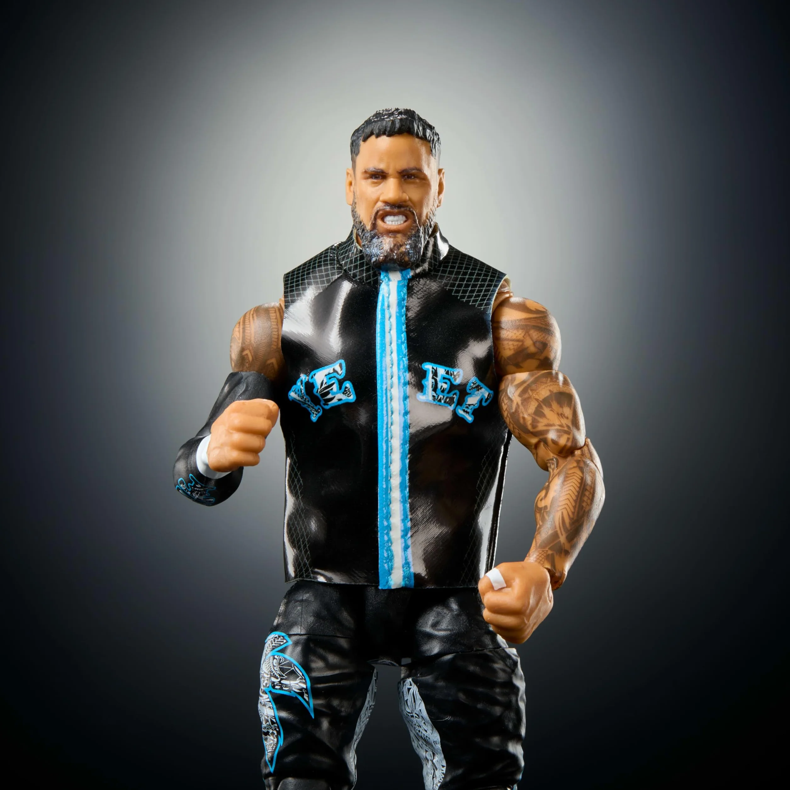 Mattel WWE Ultimate Edition Jey USO 15 cm figurka kolekcjonerska 30 punktów artykulacji
