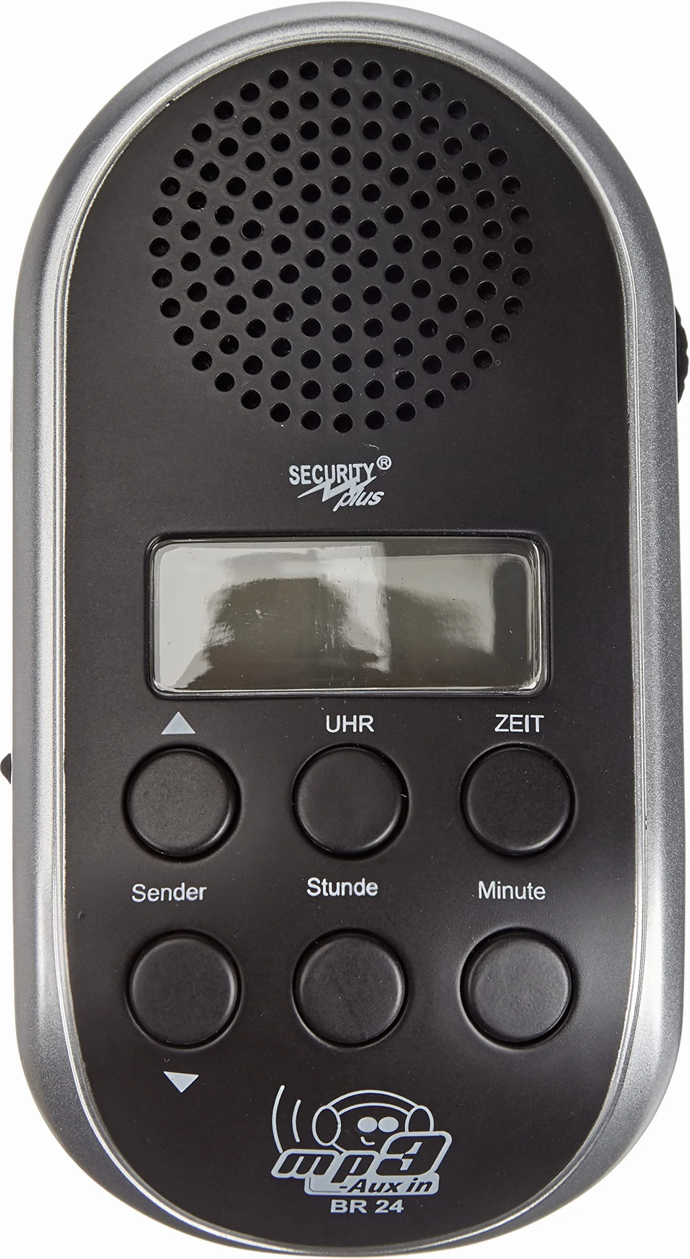 Security Plus Point radio rowerowe, czarne, BR 24