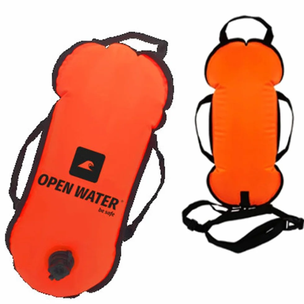 OPENWATER dmuchana bojka asekuracyjna do pływania z uchwytami