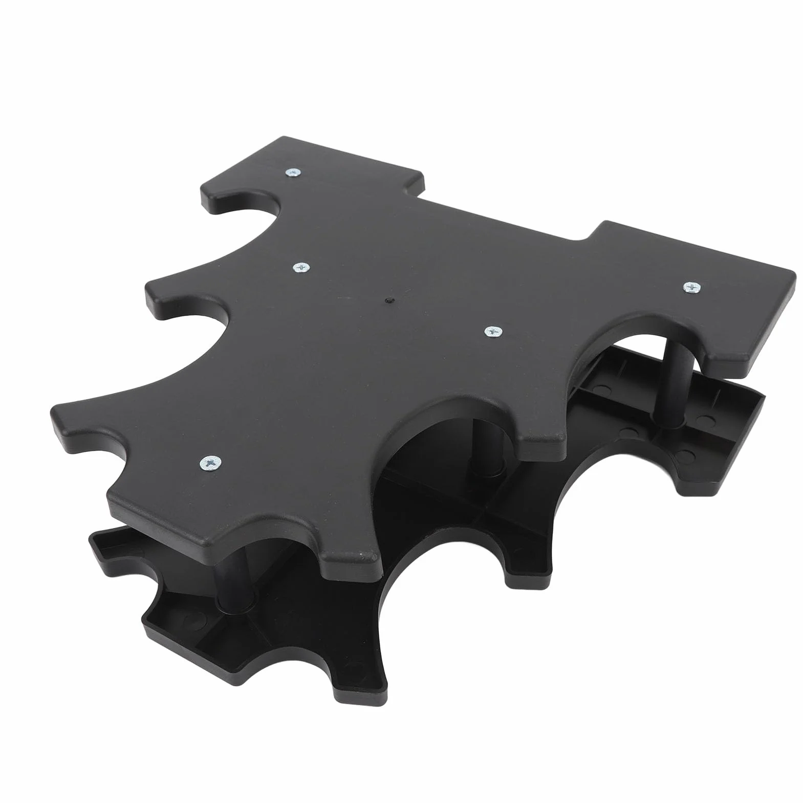 Keenso Stojak na Hantle 3-poziomowy Plastikowy Compact 3 kg