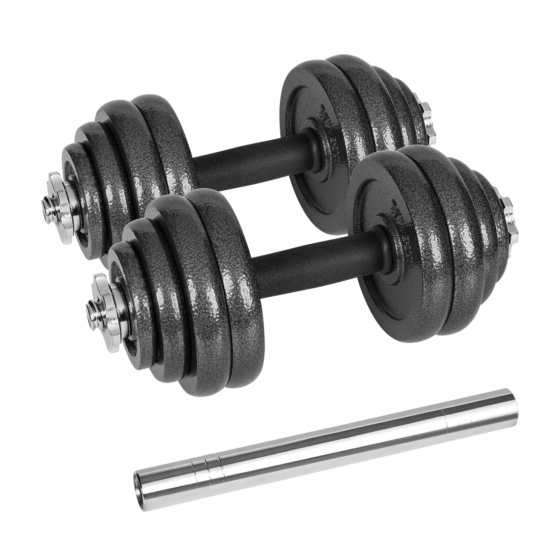 Rebel Electro Hantle Żeliwne w Walizce z Gryfem Zestaw 30kg Regulowane RBA-2327-30