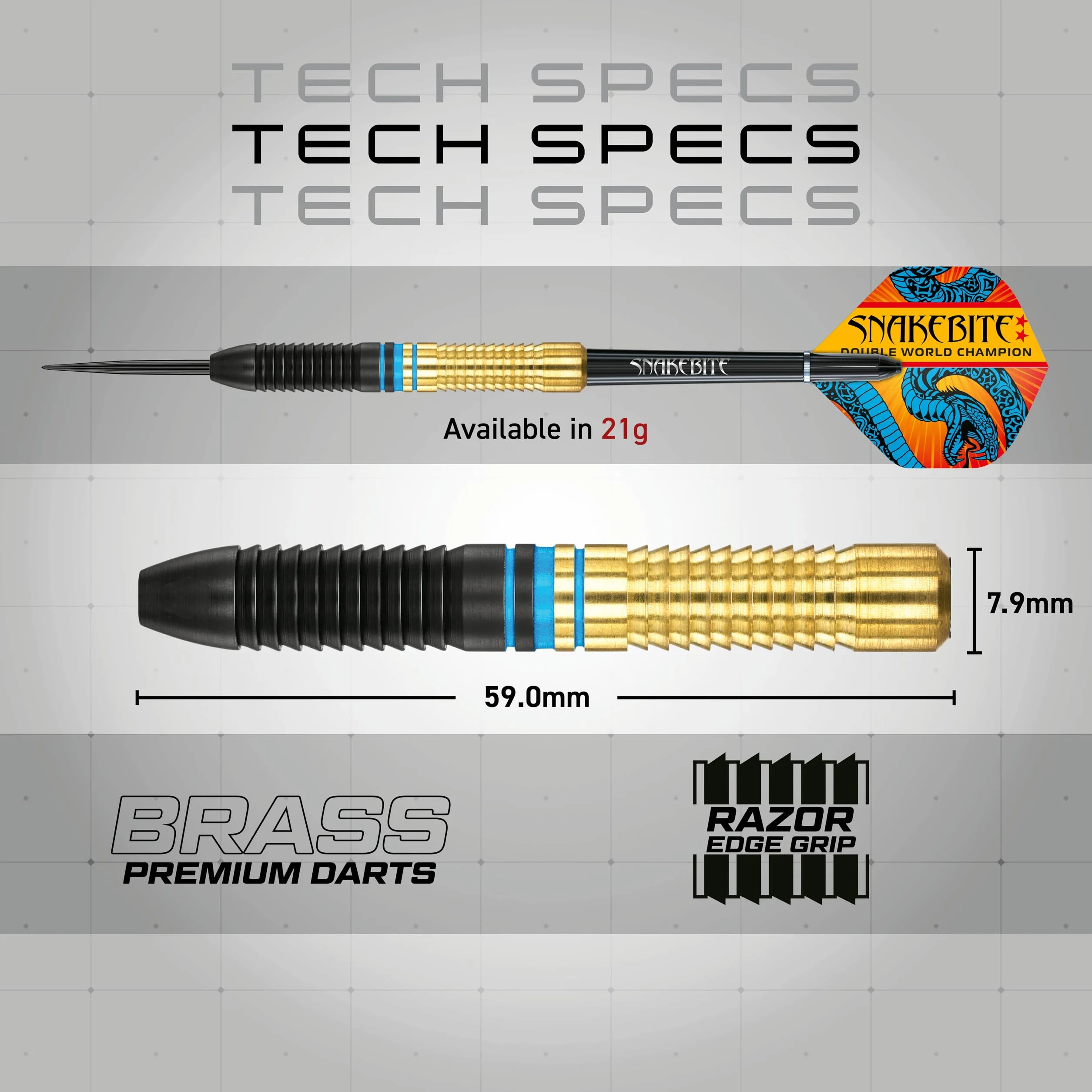 RED DRAGON Rzutki Peter Wright Snakebite Gerwyn Price Iceman DWC Zestaw rzutek mosiężnych z lotkami i trzonkami