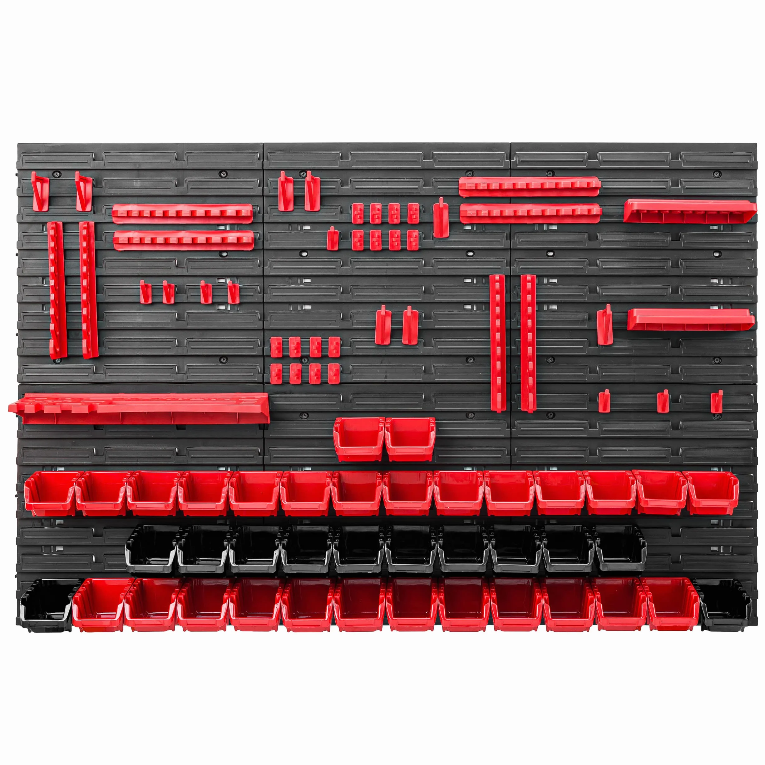 Regał warsztatowy 117x78 cm z systemem magazynowym 40 sztuk