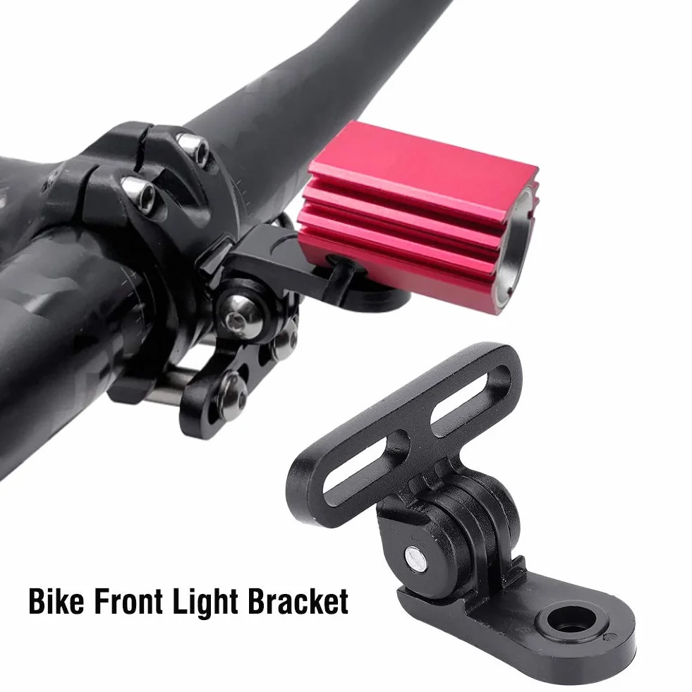 Uchwyt na lampkę rowerową, Uchwyt na przednią lampkę rowerową ze Stopu Aluminium, łatwy w Montażu, Mocowanie Lampy Rowerowej, Części Rowerowe