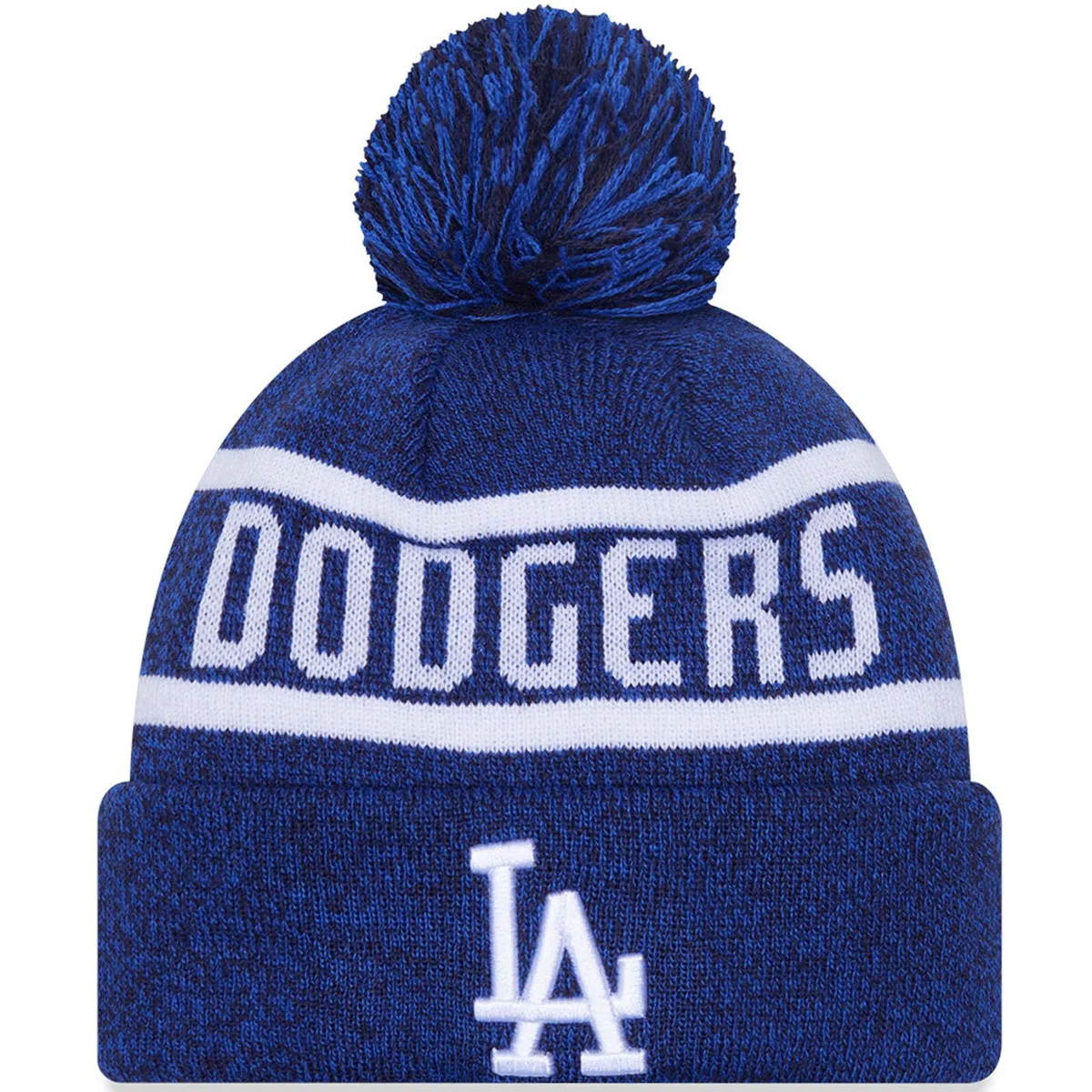 Jake Cuff Knit LOSDOD NVYWHI Los Angeles Dodgers niebieski