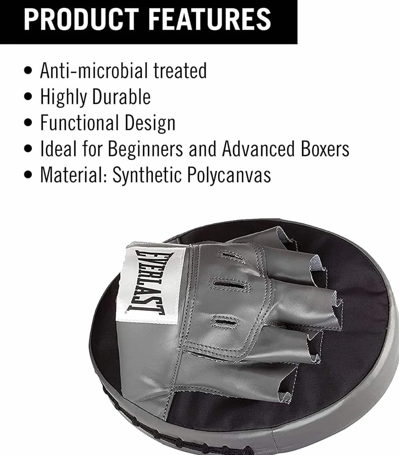 Everlast 4318 Punch Mitts,black