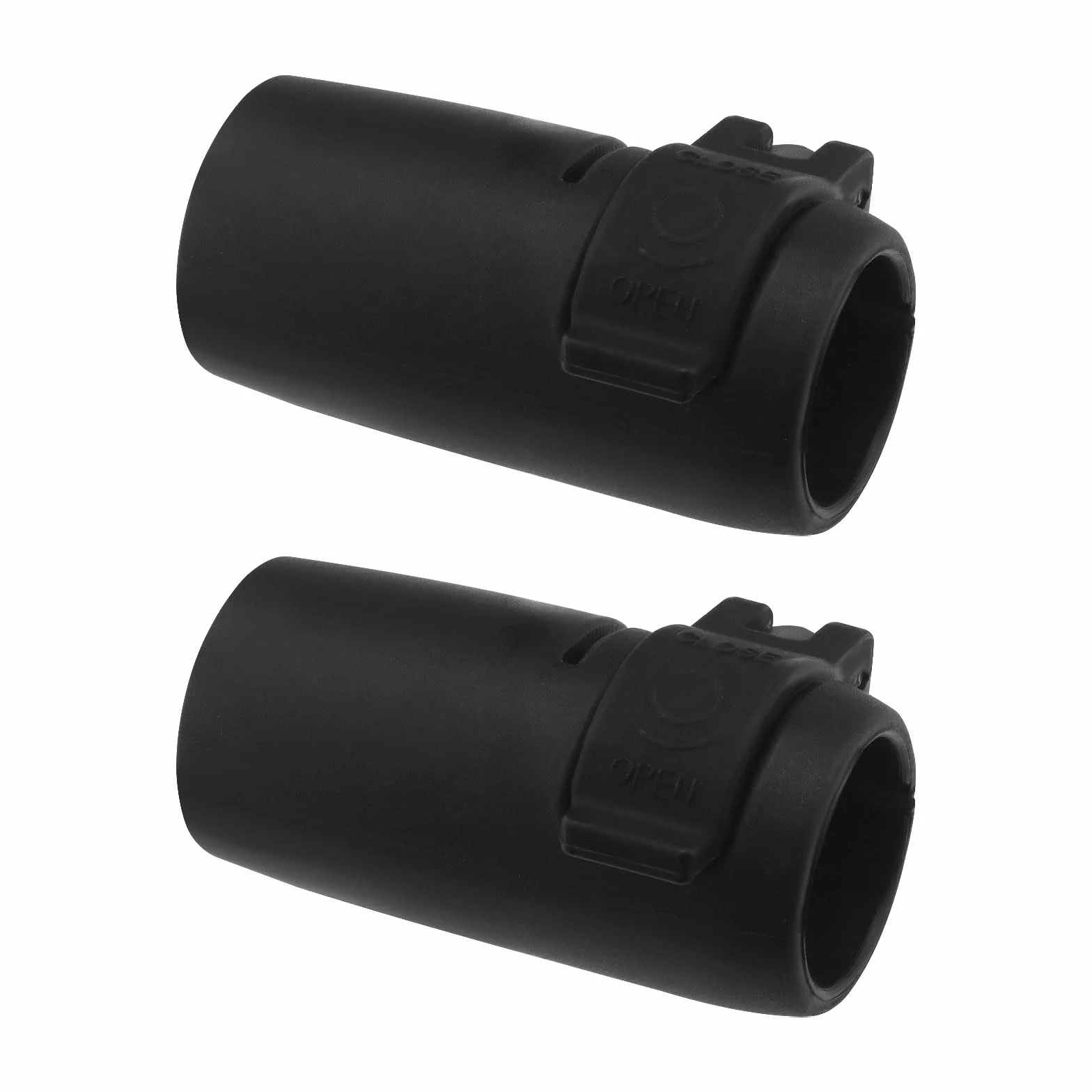 Regulowana klamra zaciskowa do szybkiego zwalniania, zamiennik regulatora zacisku wału wiosłowego do większości wałków wiosłowych SUP, 70 x 33 mm, 2 szt., czarne