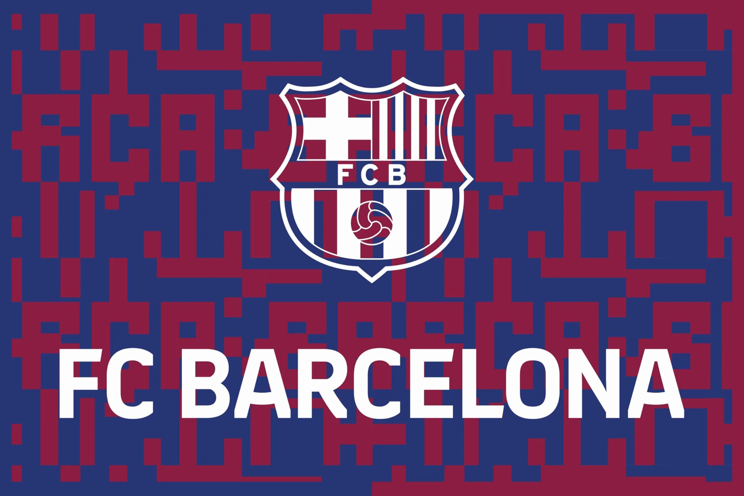 Flaga FC Barcelona Oficjalna Kolekcja Liga Football Rozmiar 150 x 100 cm