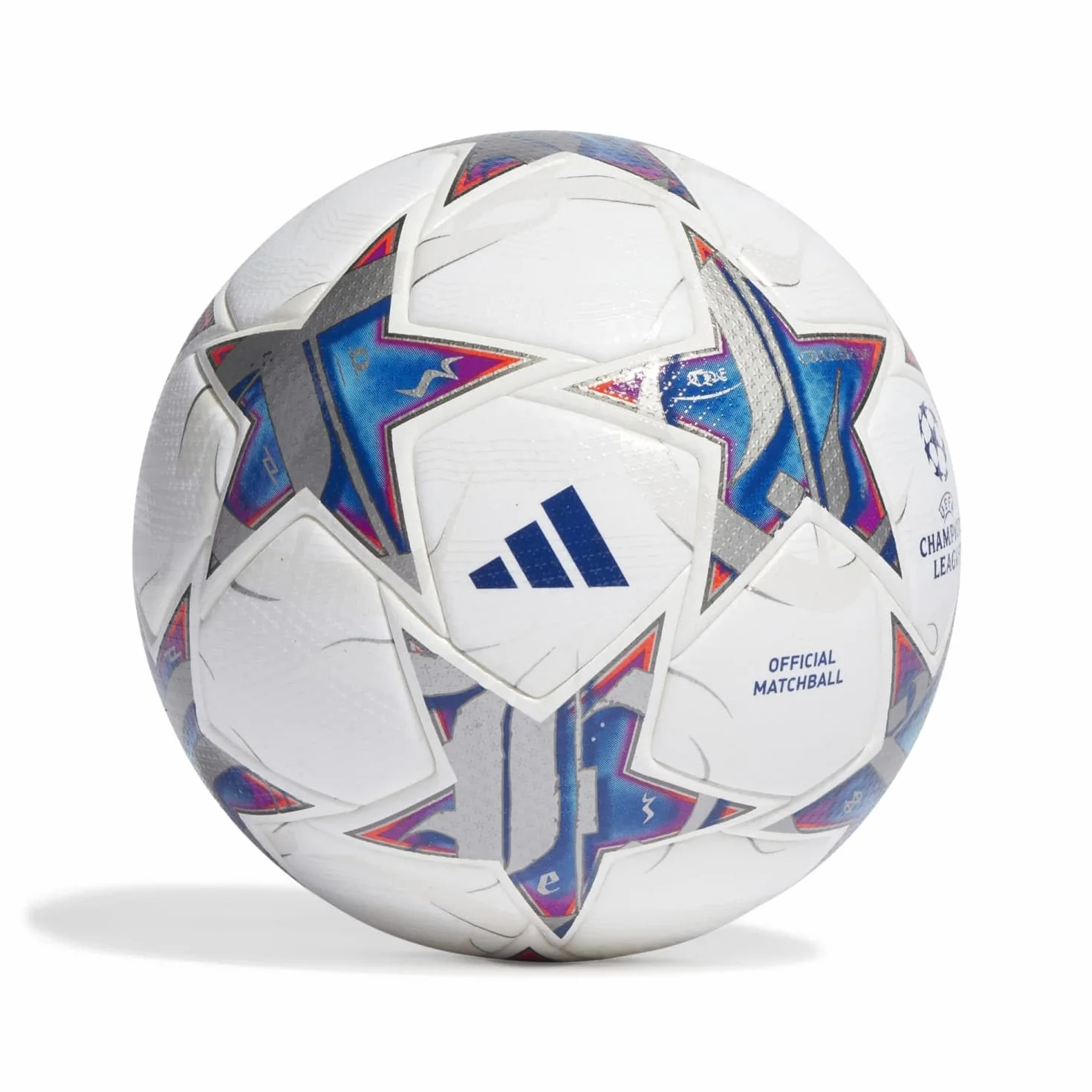Adidas Ucl Pro Piłka Biały/Silvmt/Brcyan/R 5