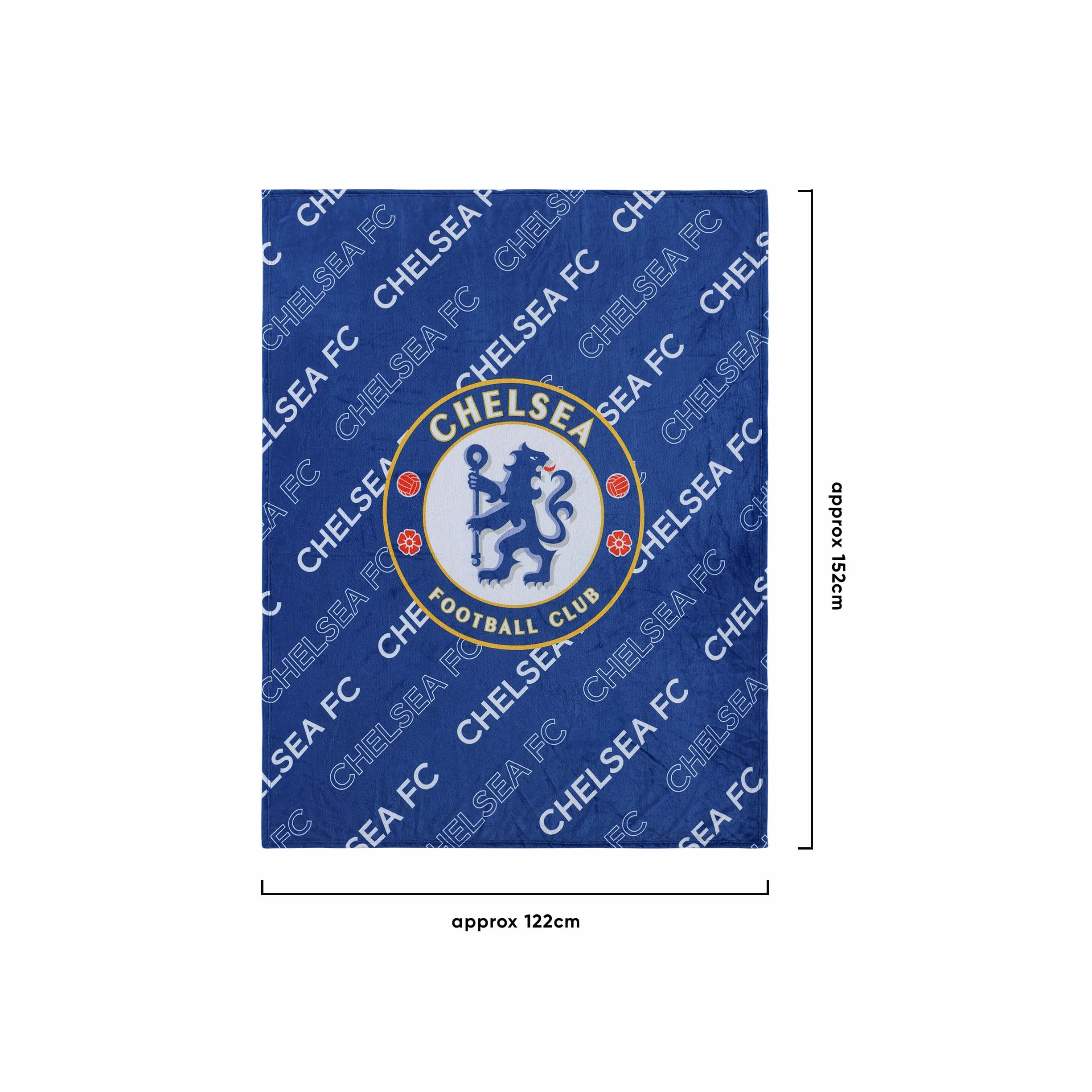Chelsea FC EPL Supreme Pluszowy koc