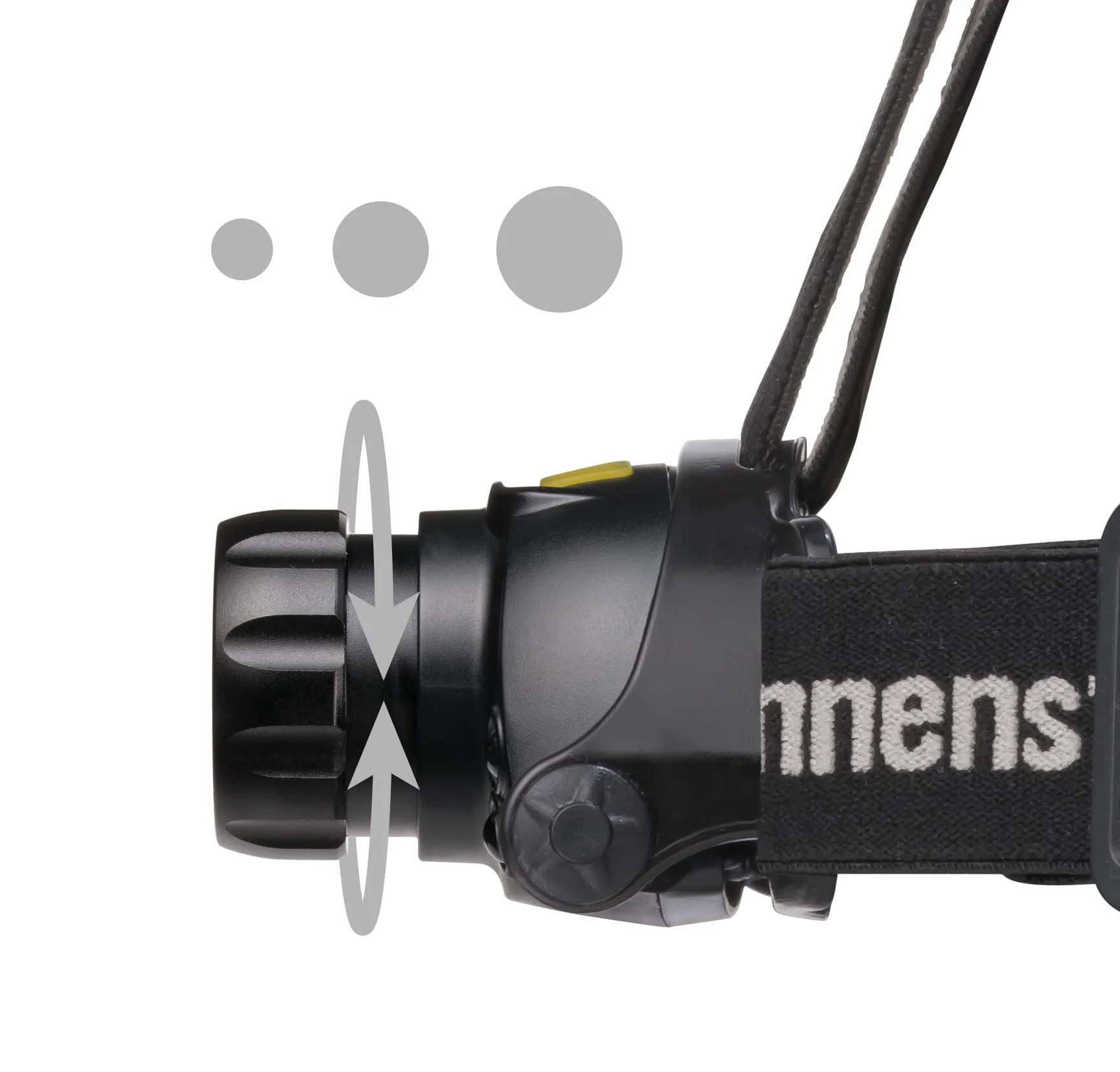 Brennenstuhl LuxPremium LED ładowalna latarka czołowa z czujnikiem SL 401 AF/ładowalna latarka czołowa (latarka czołowa USB C z czerwonym światłem na zewnątrz IP44, z diodą LED OSRAM, 400lm)