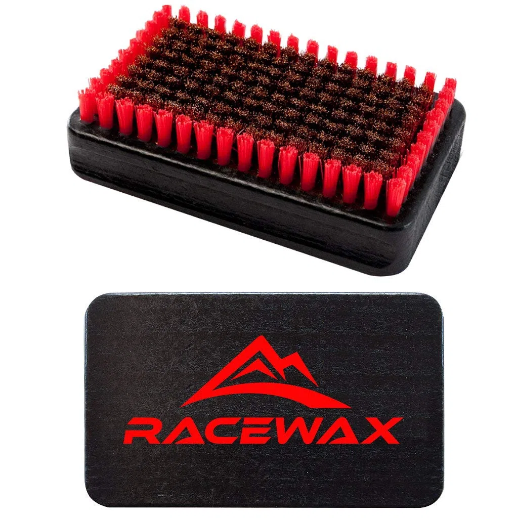 RaceWax Szczotka do nart zestaw 3 szt. z nylonową szczotką, szczotką do włosia i szczotką miedzianą