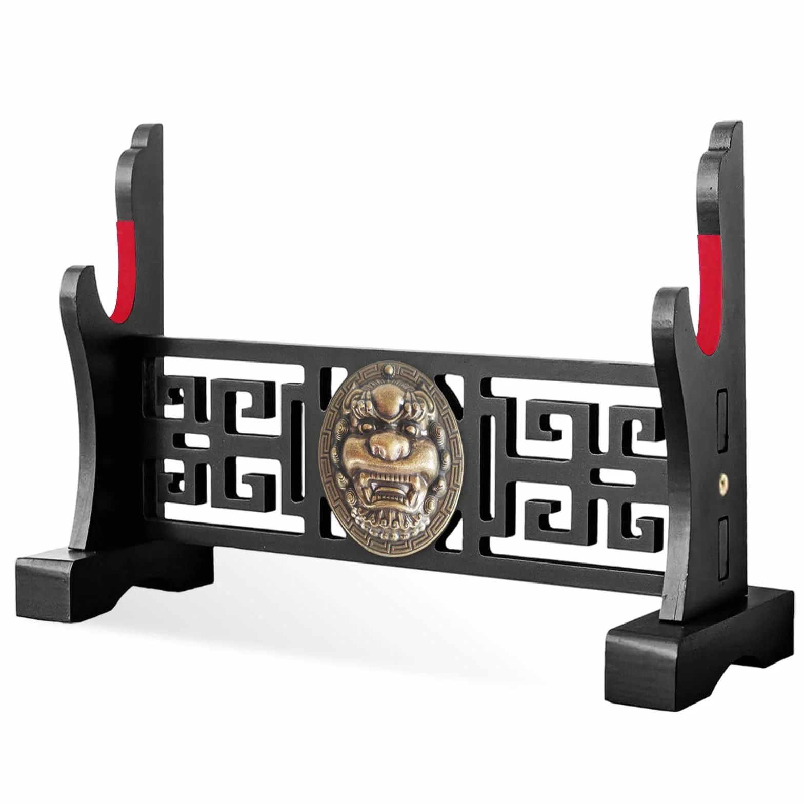 BORDEAG Uchwyt na miecz Katana Uchwyt ścienny Stojak na miecz, Uchwyt Katana Stojak Katana Uchwyt Katana Z Wyściełanym Stojakiem na Miecz Wieszak Displayowy Stojak Displayowy na Miecz Samurajski 1