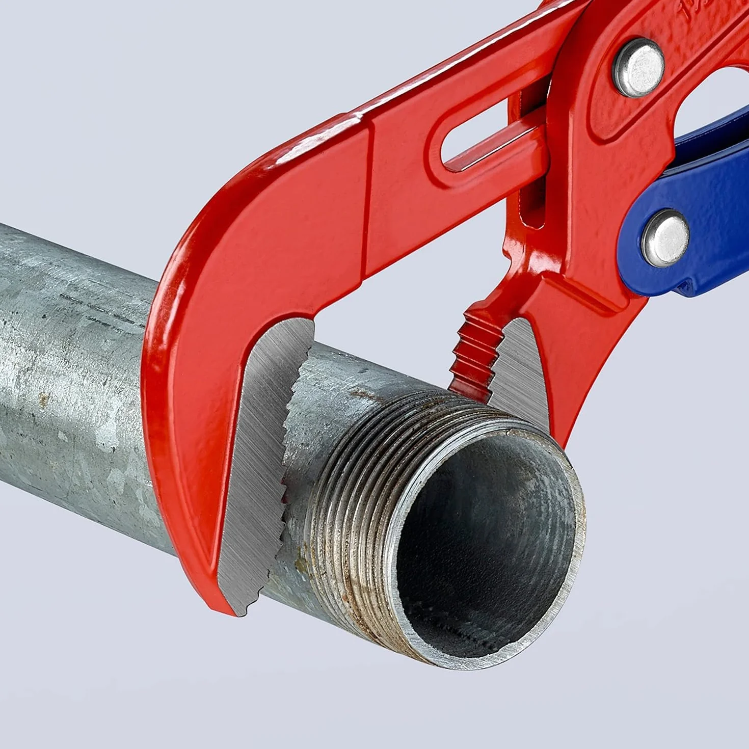 KNIPEX Klucz nastawny do rur 420 mm 83 60 015 z przyciskiem szybkiej regulacji