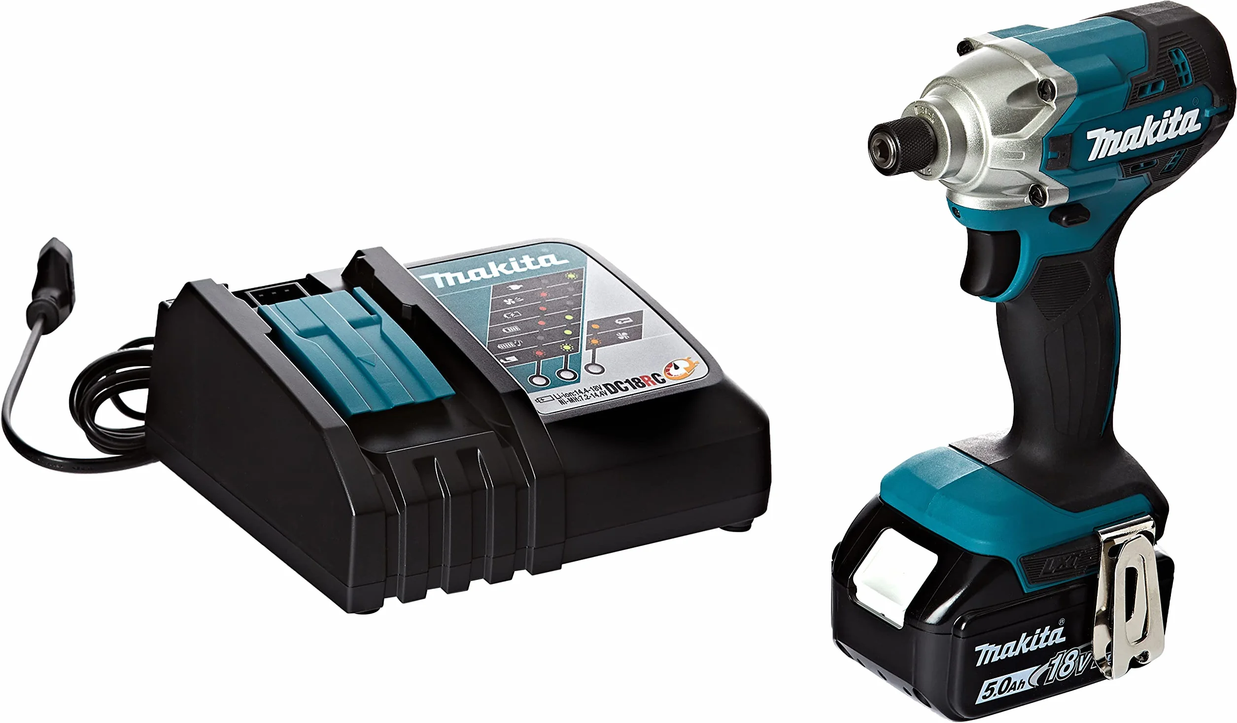 Makita DTD156RT1J Atornillador Impact 18 V LXT 5 Ah 155 nm czarny
